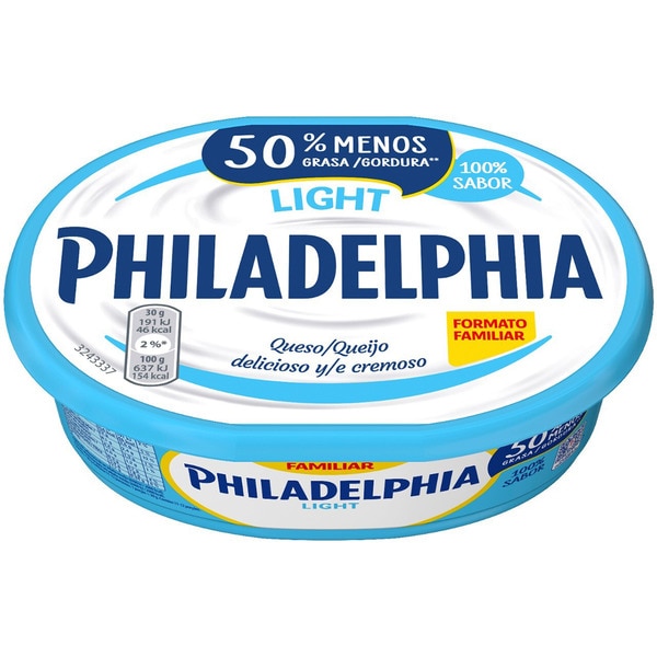 weißer Streichkäse Light Familienpackung Becher 350 g