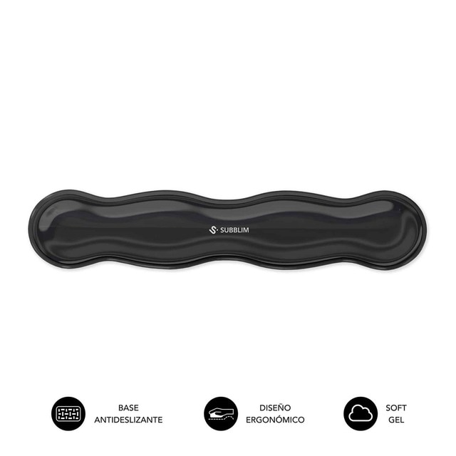 Imagem 0 de Apoio de Pulso para Teclado Ergo Crystal Flex - Preto