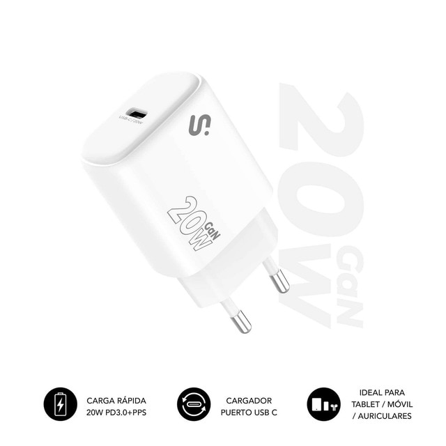 Imagem 0 de Carregador Subblim GaN 20W USB-C
