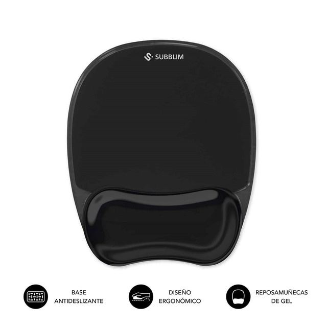 Imagem 0 de Tapete de Rato Subblim Ergo Crystal Flex - Preto