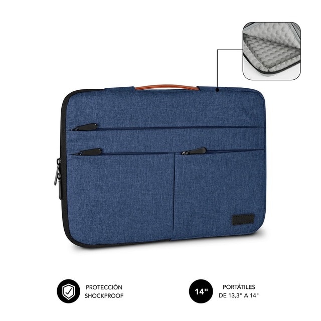 Imagem 0 de Bolsa Subblim Air Padding 360 Sleeve para Portáteis de 13.3 a 14? - Azul