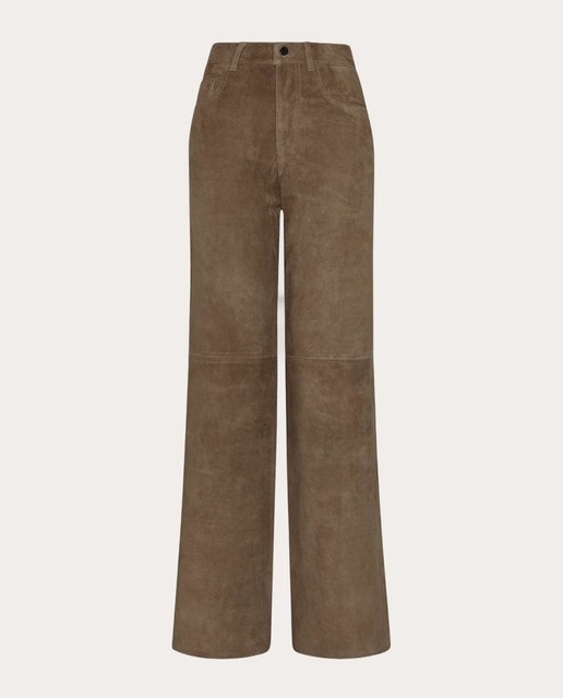 Imagen 0 de Pantalón recto Lola de ante