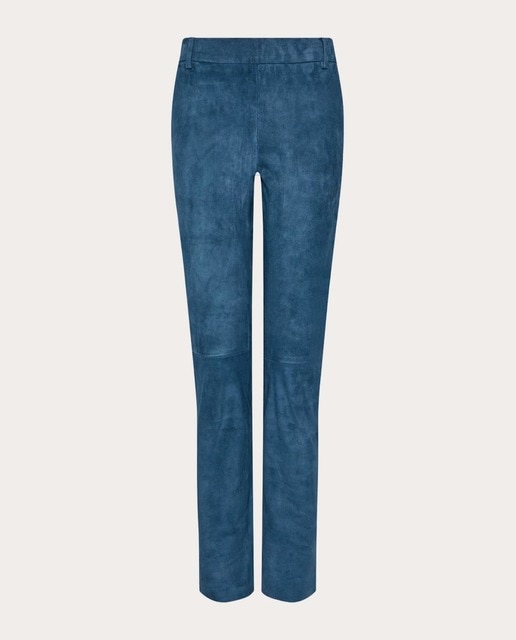 Imagen 0 de Pantalón slim de ante