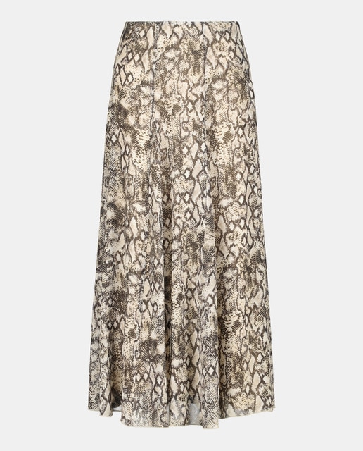 Imagem 0 de Saia Midi com Animal Print de Serpente