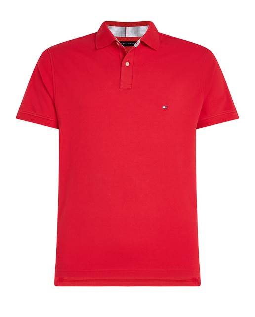 Imagen 0 de Polo de manga corta de hombre con detalles corporativos en contraste en cuello y mangas