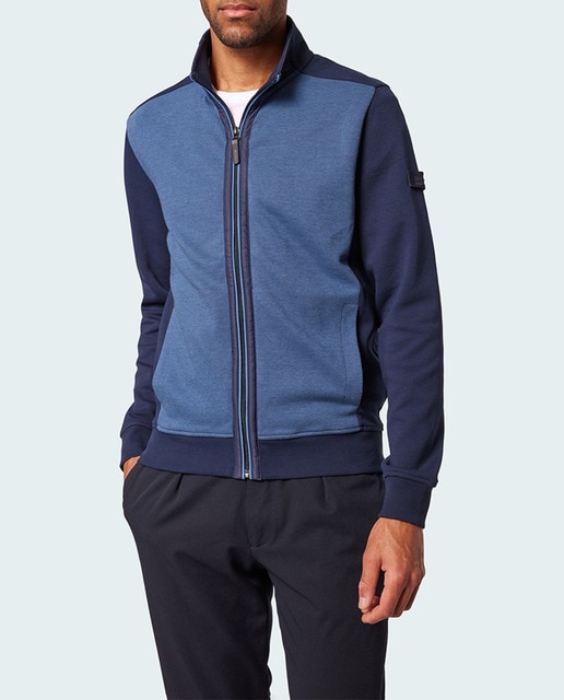 Imagen 0 de Cárdigan de hombre tipo sudadera bicolor