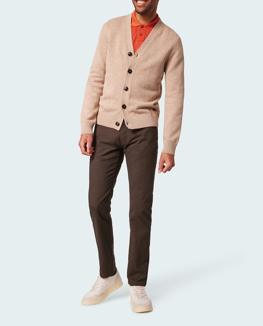 Imagen 0 de Pantalón 5 bolsillos de hombre wooltouch estructura