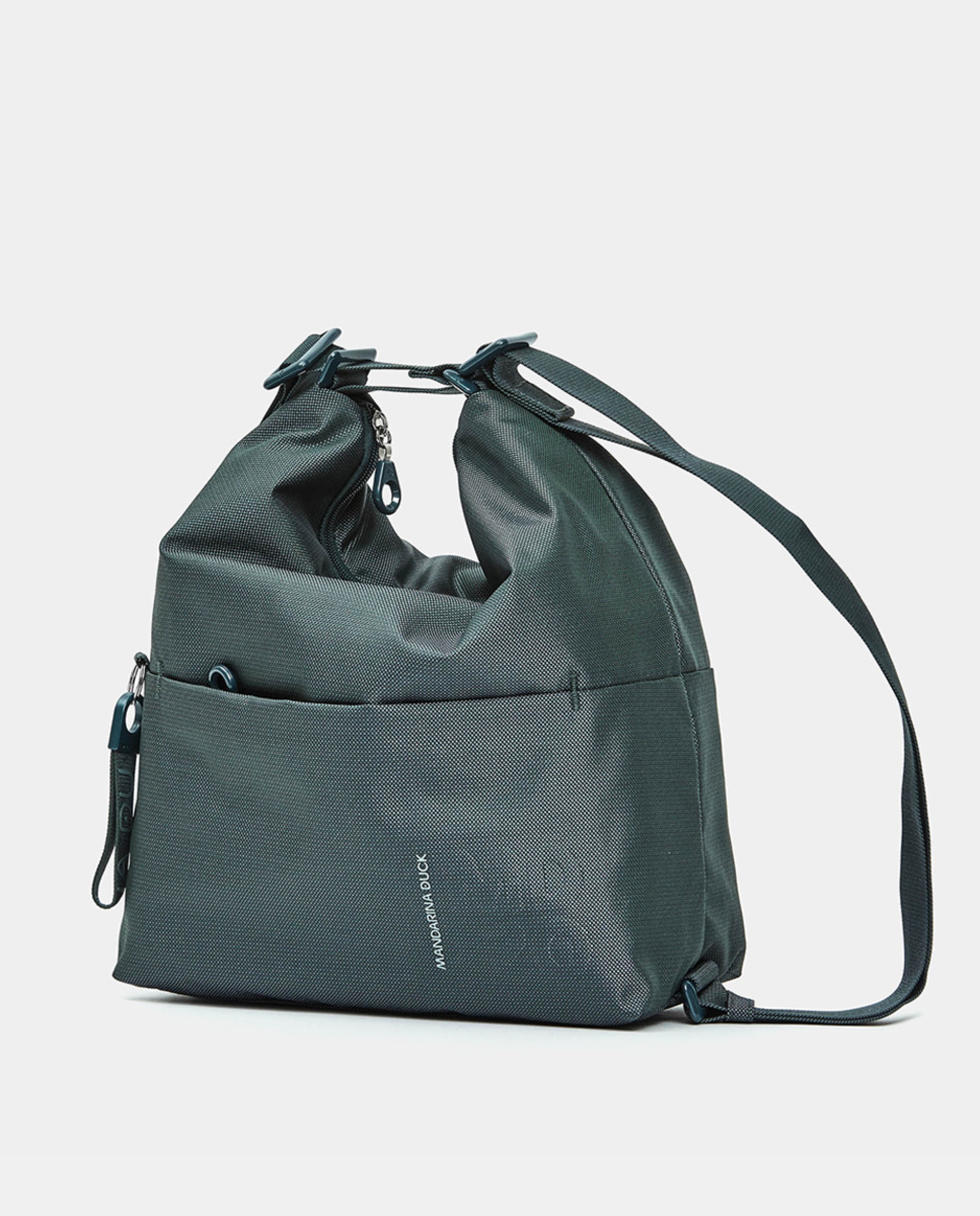 Mala Conversível em Mochila - Cinzento Verde-4