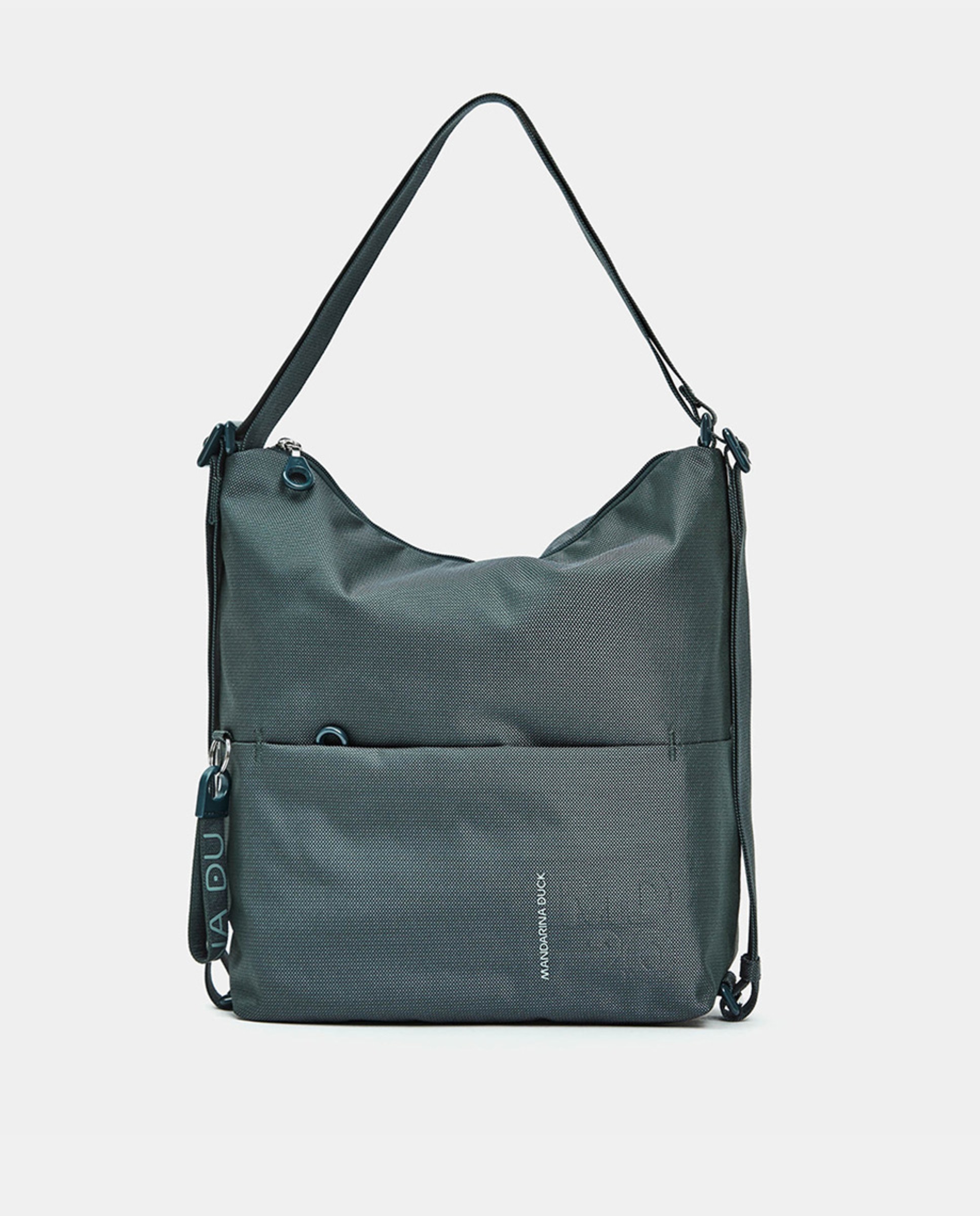 Mala Conversível em Mochila - Cinzento Verde-1