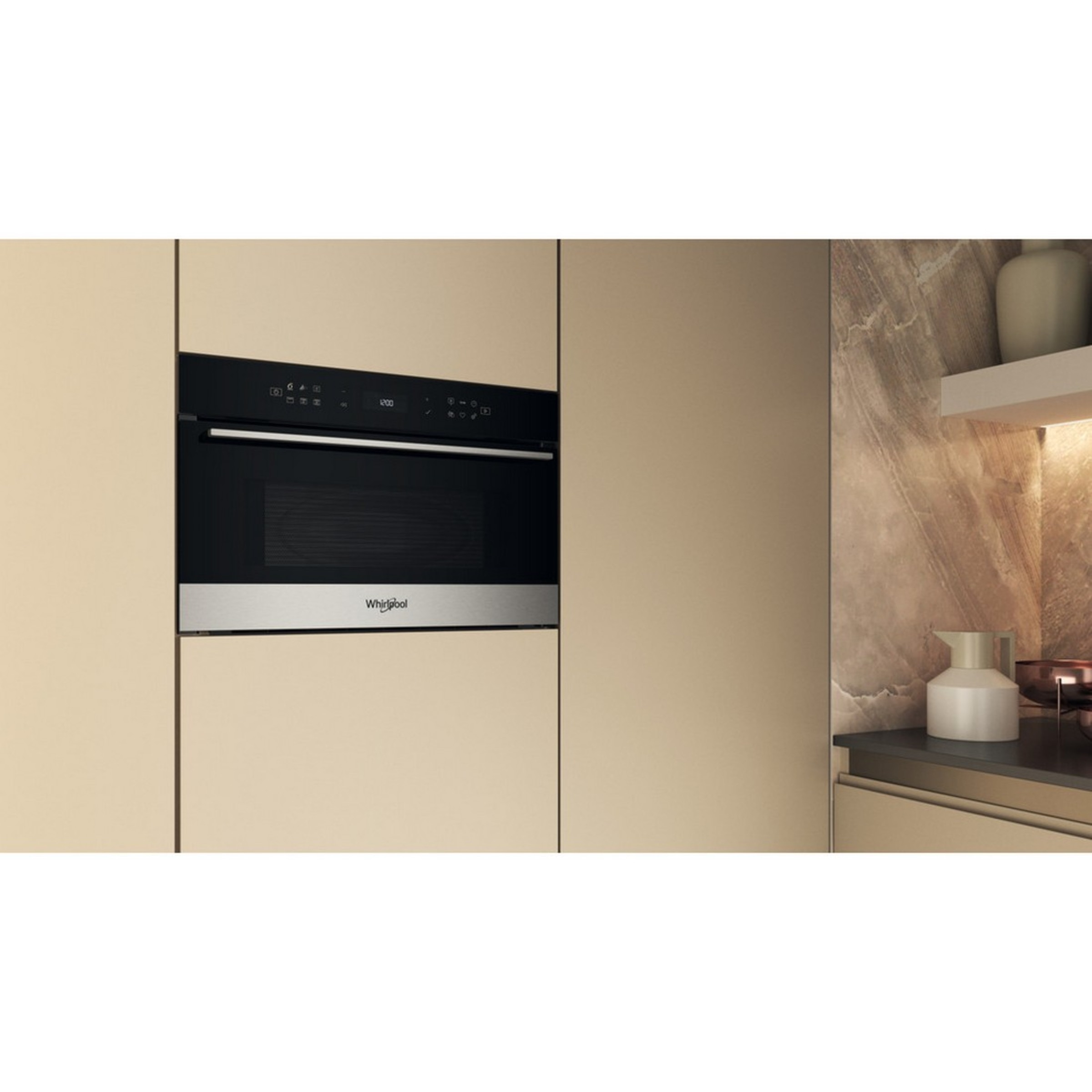 Microondas Encastrável com Grill Whirlpool WMD7O4TX de 31 Litros - Aço Inoxidável Aço inoxidável-5