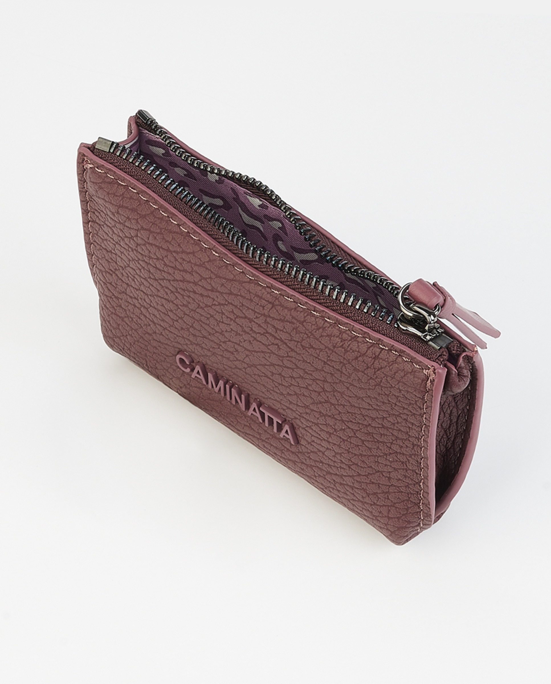 Porta-Moedas com Fecho de Correr Roxo-3