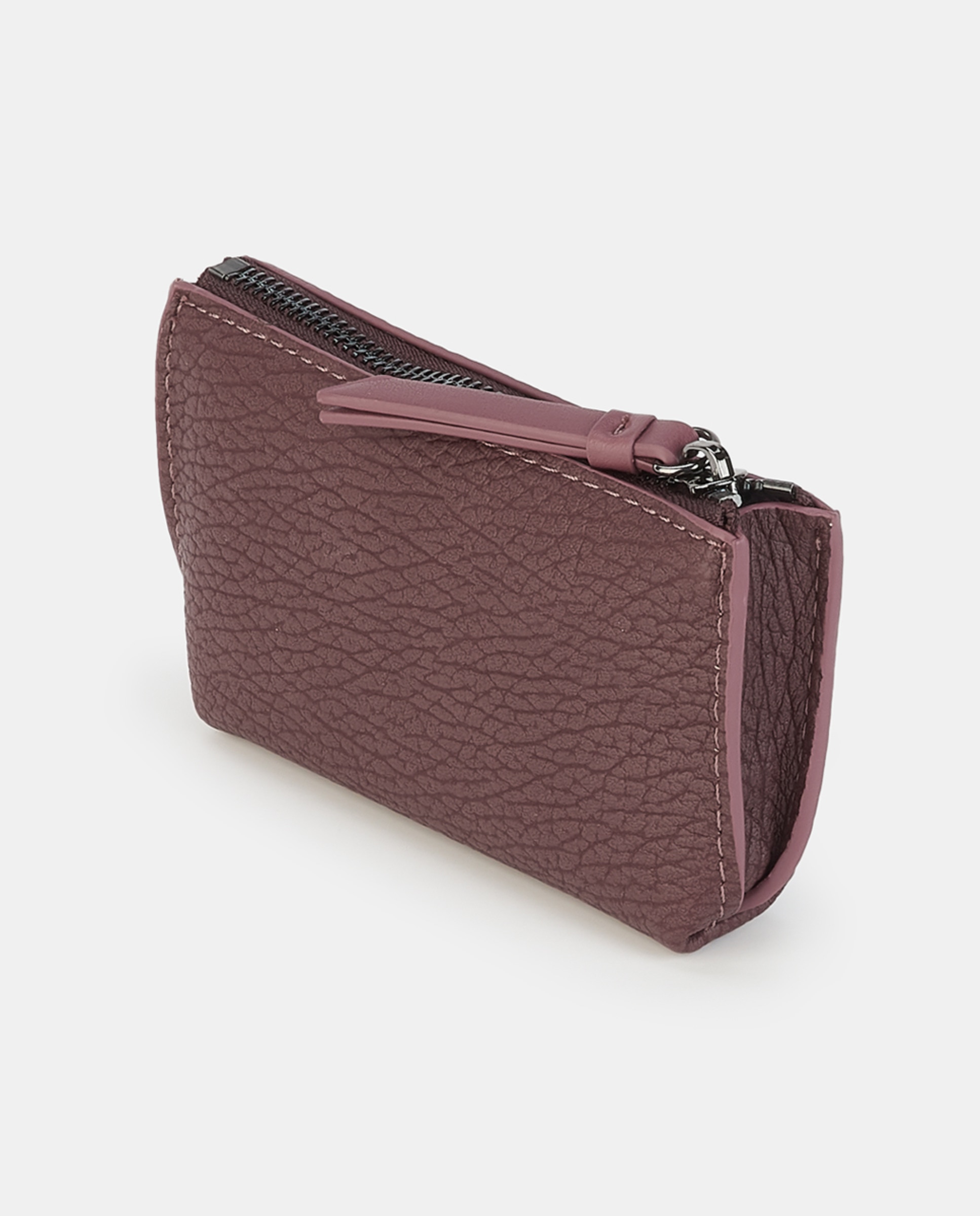 Porta-Moedas com Fecho de Correr Roxo-2