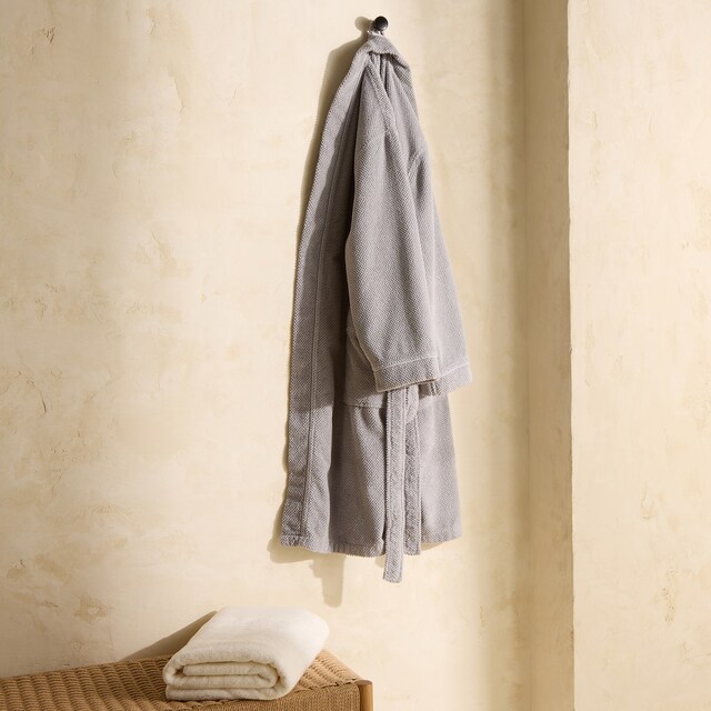 Imagem 0 de Roupão de banho tipo kimono unissexo Bee Waffle Graccioza