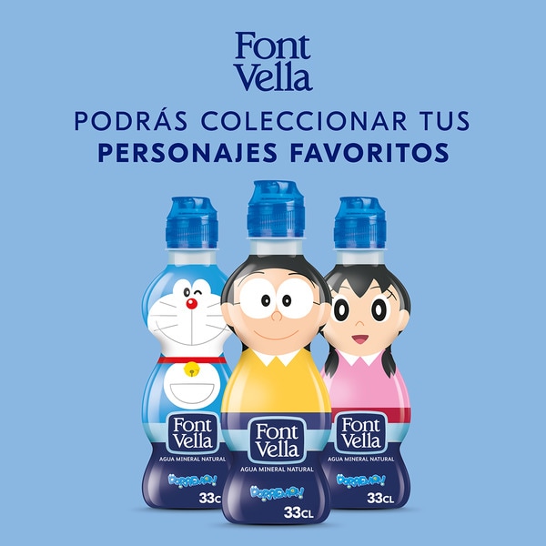 Stilles Mineralwasser Flasche 33 cl (Verschiedene Figuren, je nach Verfügbarkeit)