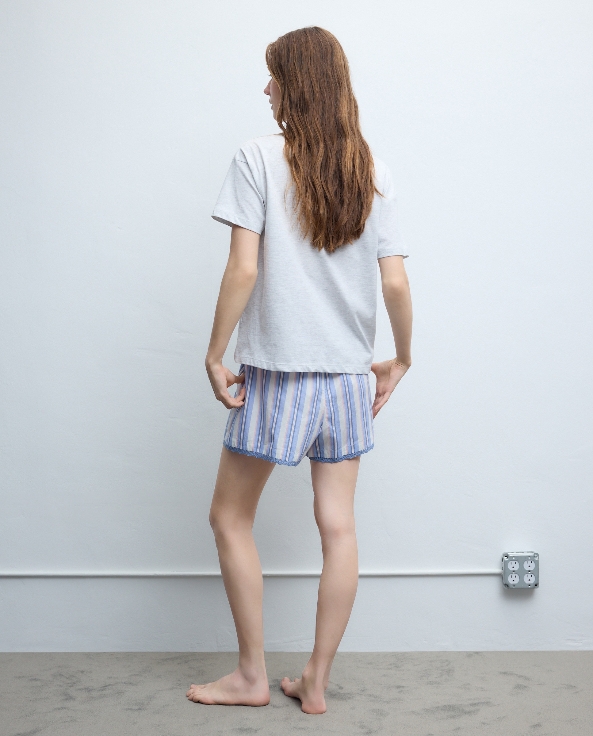 Camisola de Pijama com Estampado Stitch Bite Cinzento-claro-3