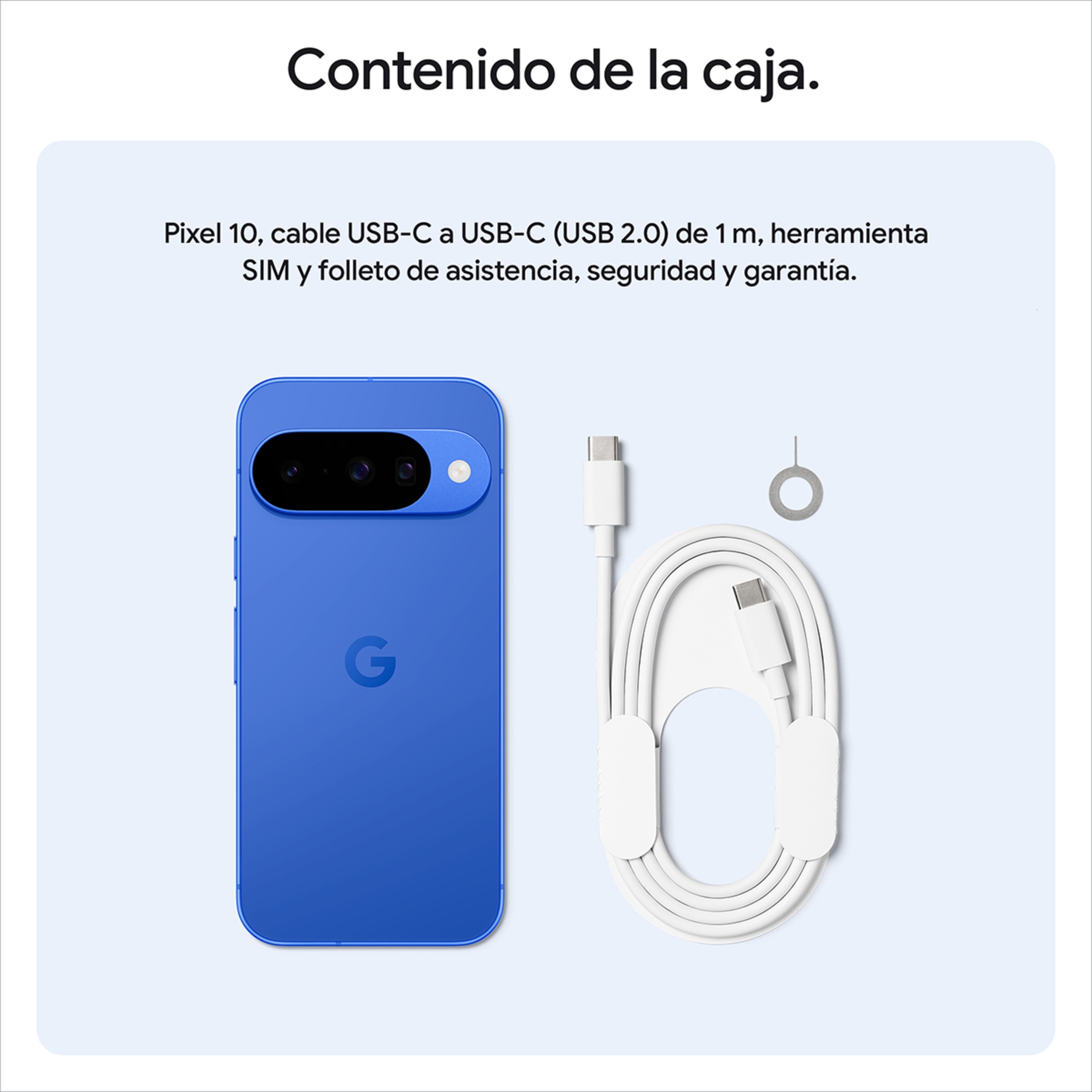 Google Pixel 10 12GB + 256 GB móvil libre Azul-15