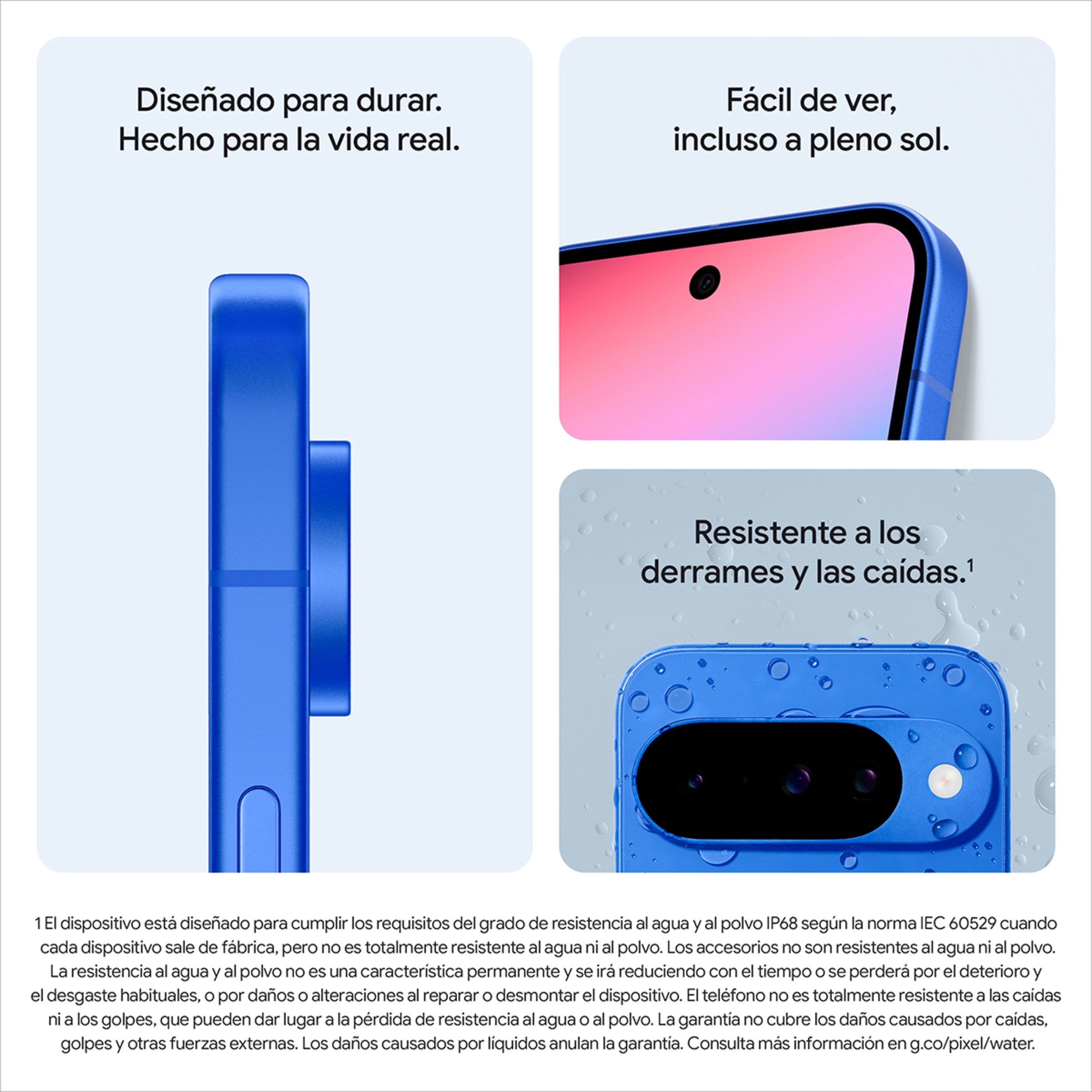 Google Pixel 10 12GB + 256 GB móvil libre Azul-10