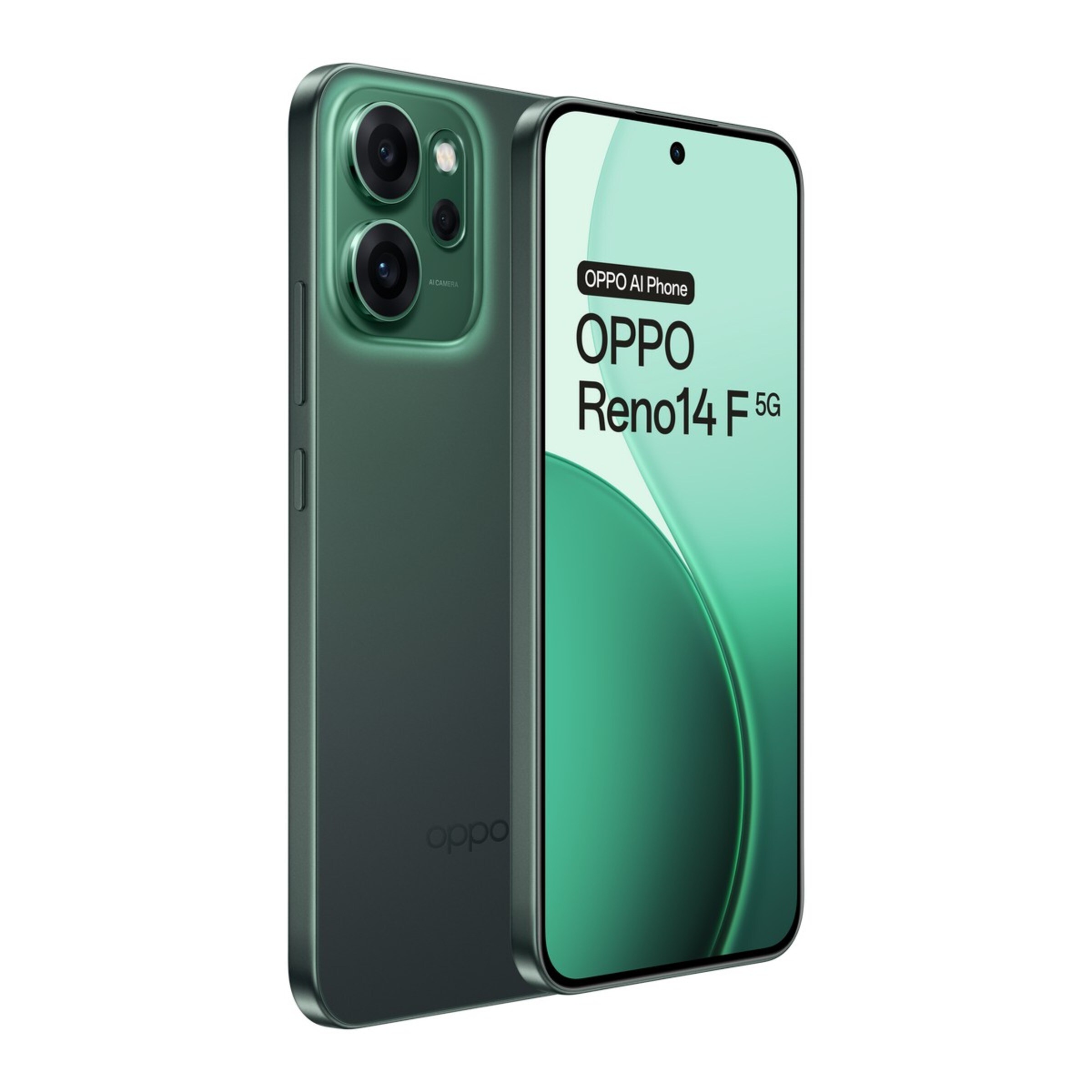 Smartphone Oppo Reno14 F 5G 256GB + 8GB, 6,57" Verde-4