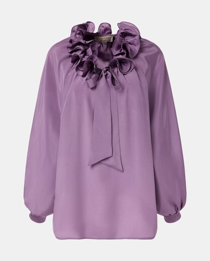 Imagen 0 de Blusa de mujer con cuello volante