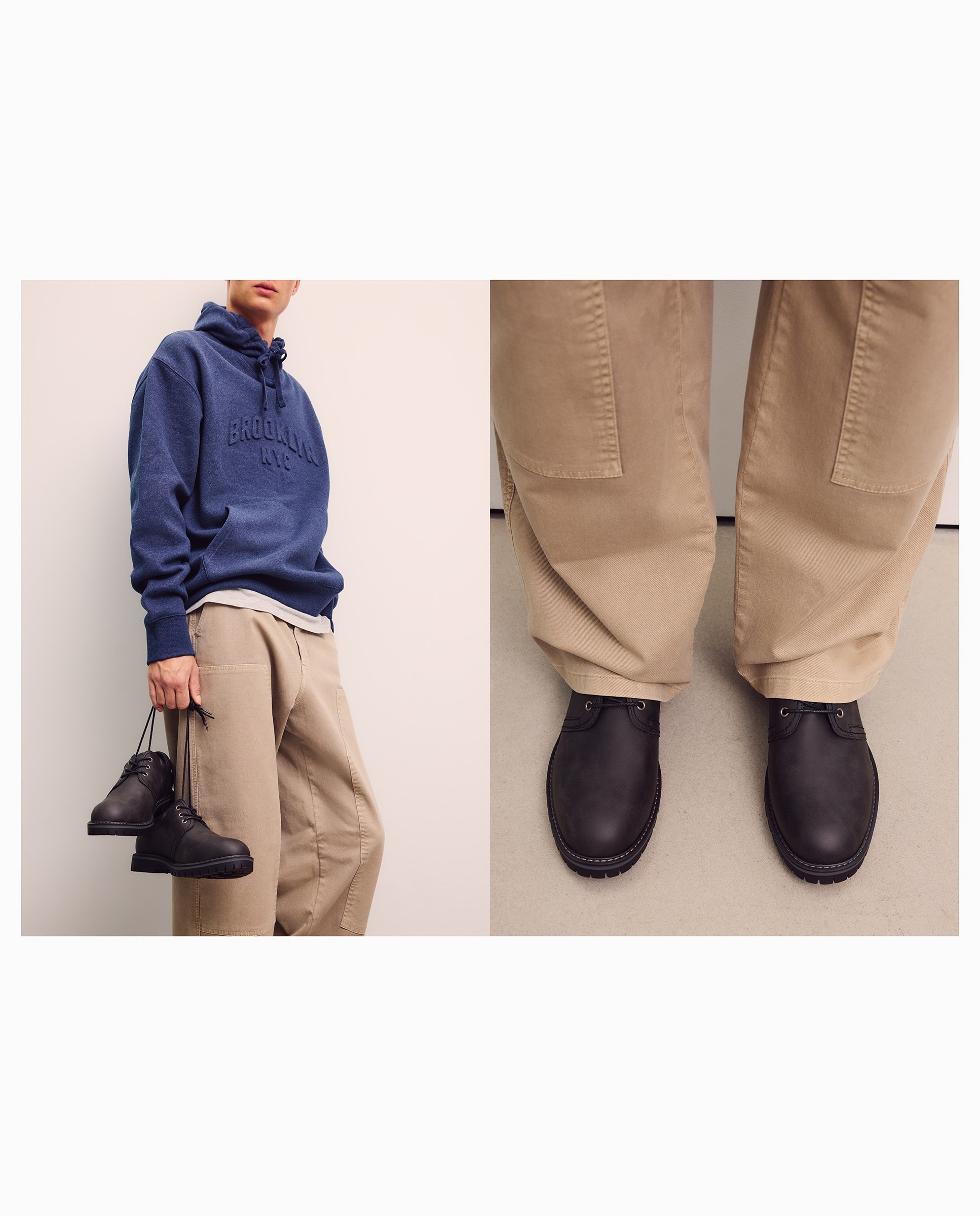Sapatos Casual com Atacadores Preto-6
