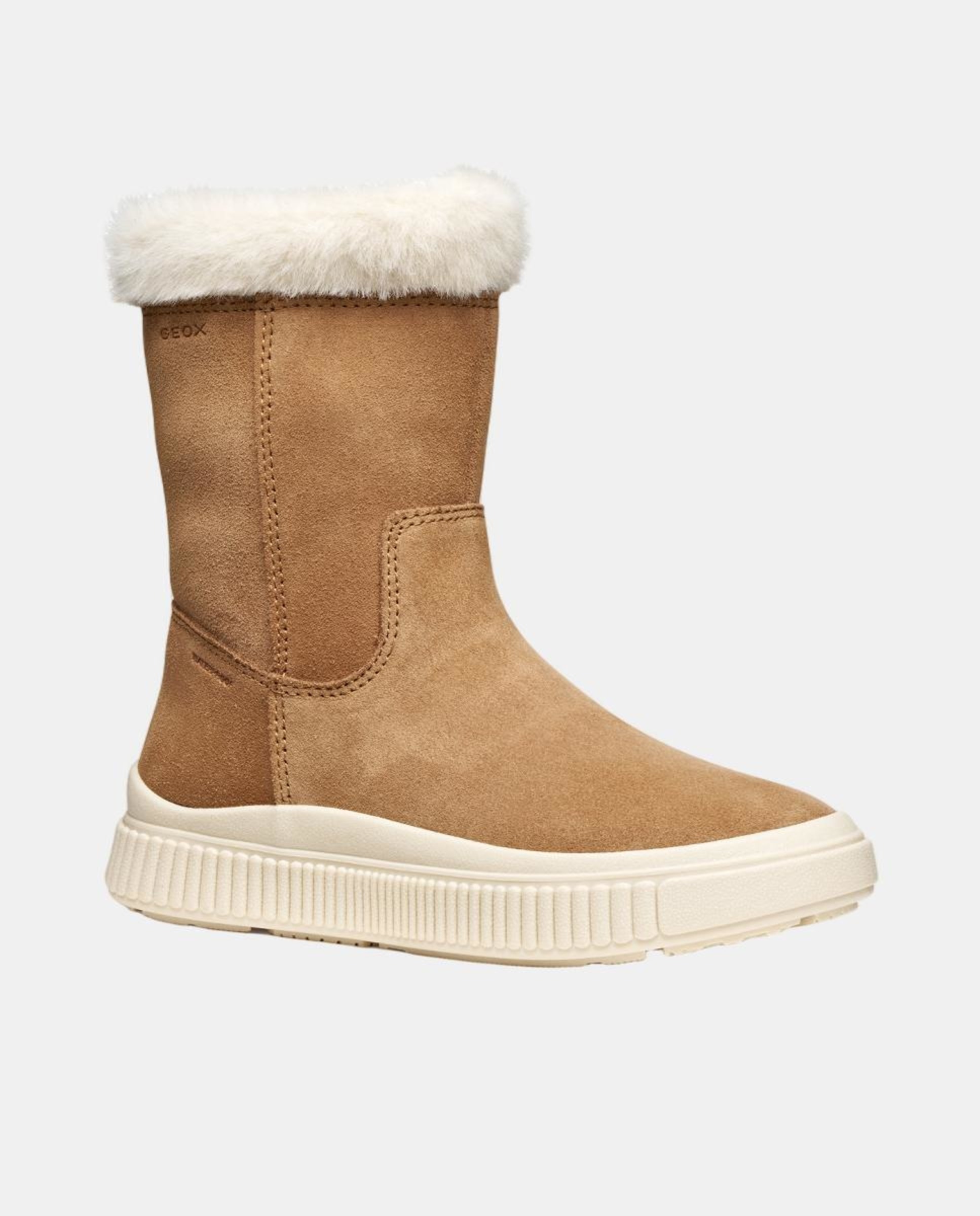 Botas Transpiráveis Forradas com Pelo Sintético Couro-4