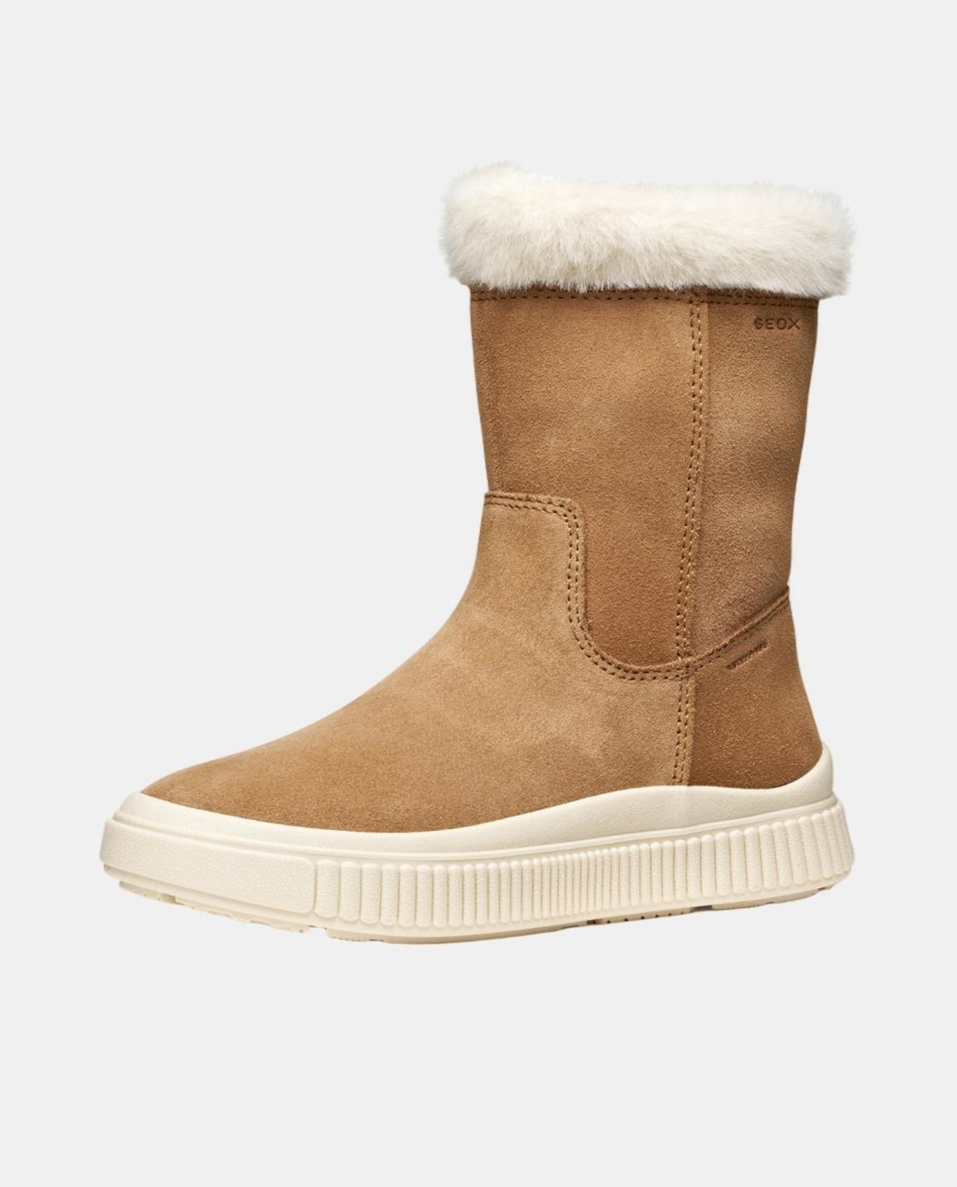 Botas Transpiráveis Forradas com Pelo Sintético Couro-3