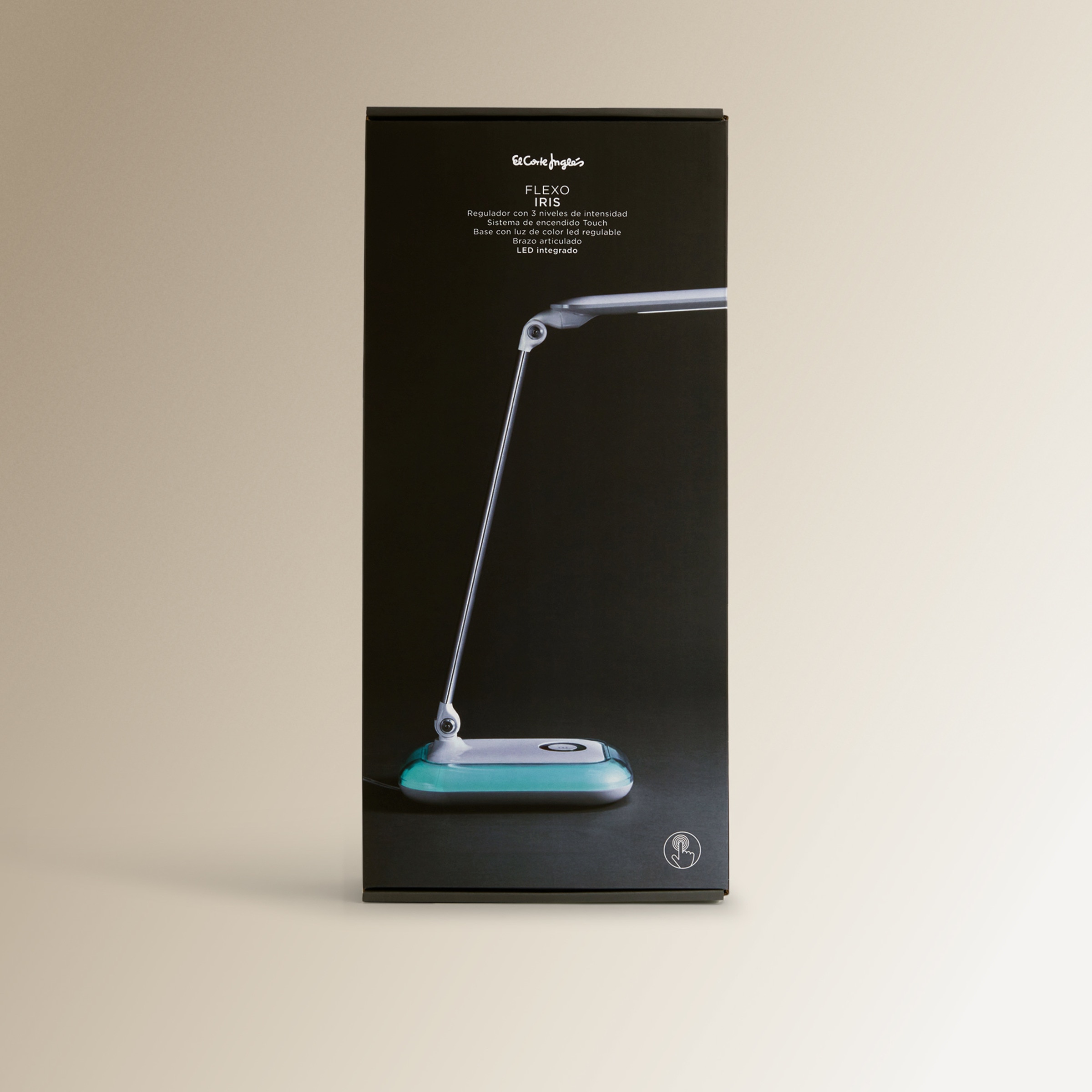 Candeeiro com LED Integrado Iris Branco-7