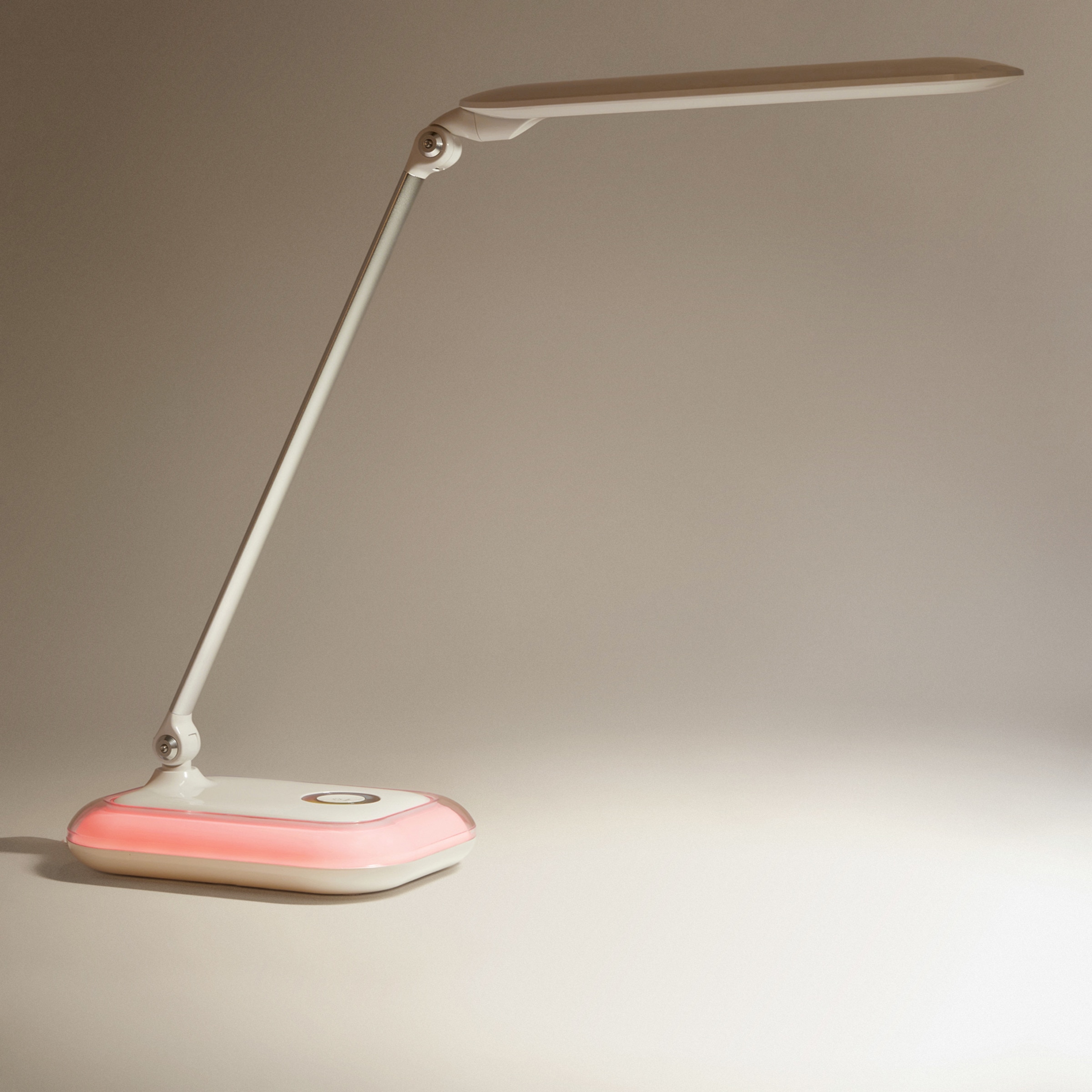 Candeeiro com LED Integrado Iris Branco-5