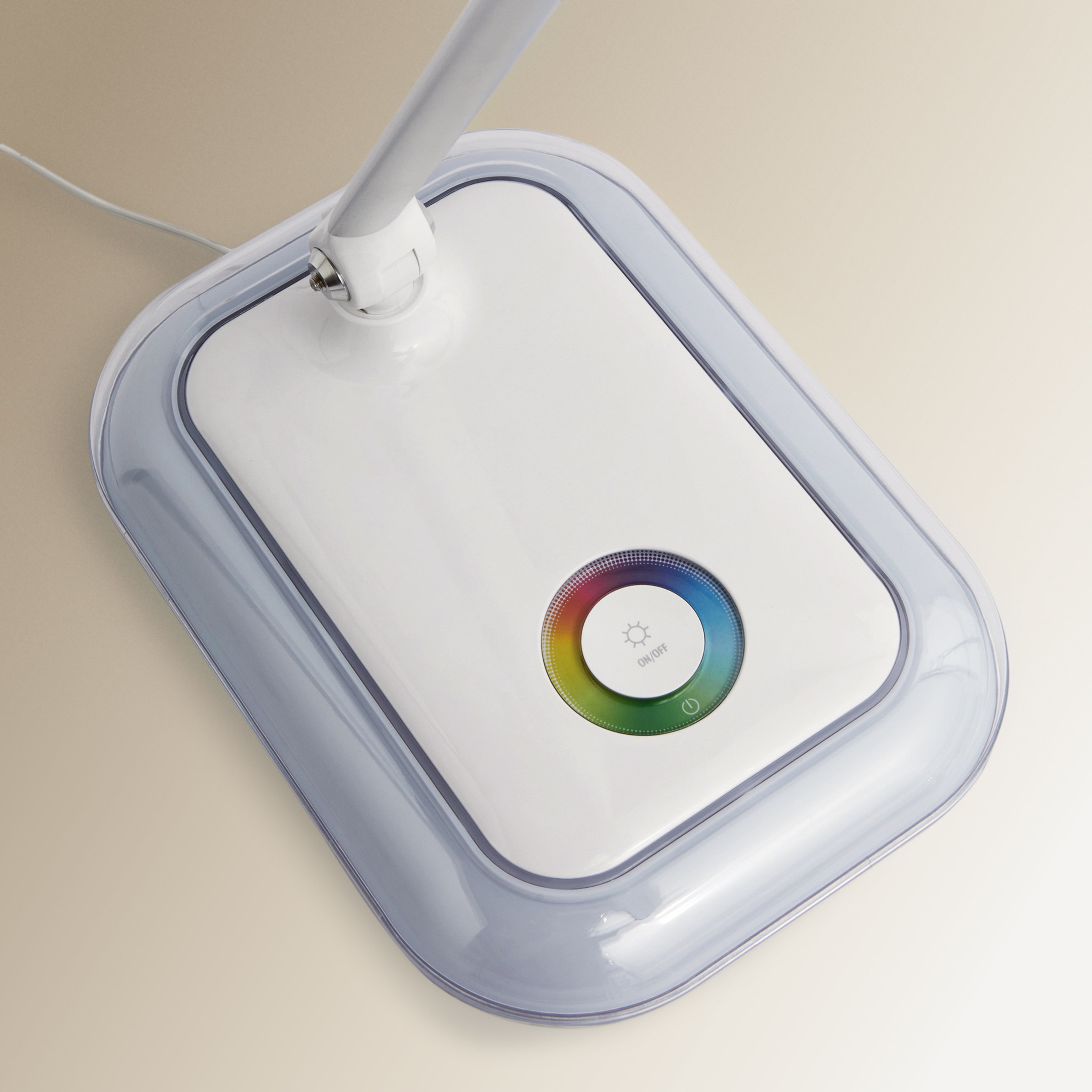 Candeeiro com LED Integrado Iris Branco-6