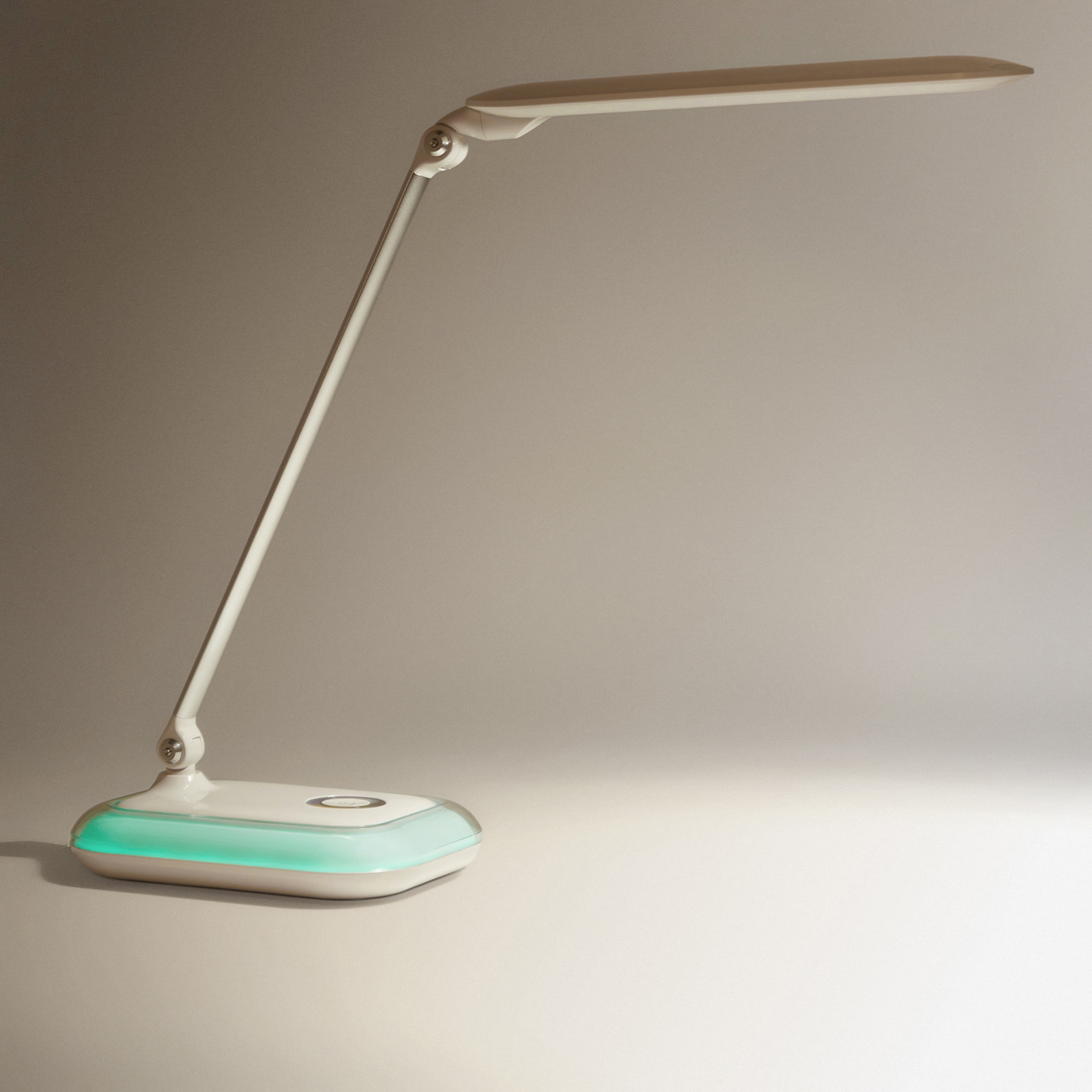 Candeeiro com LED Integrado Iris Branco-4