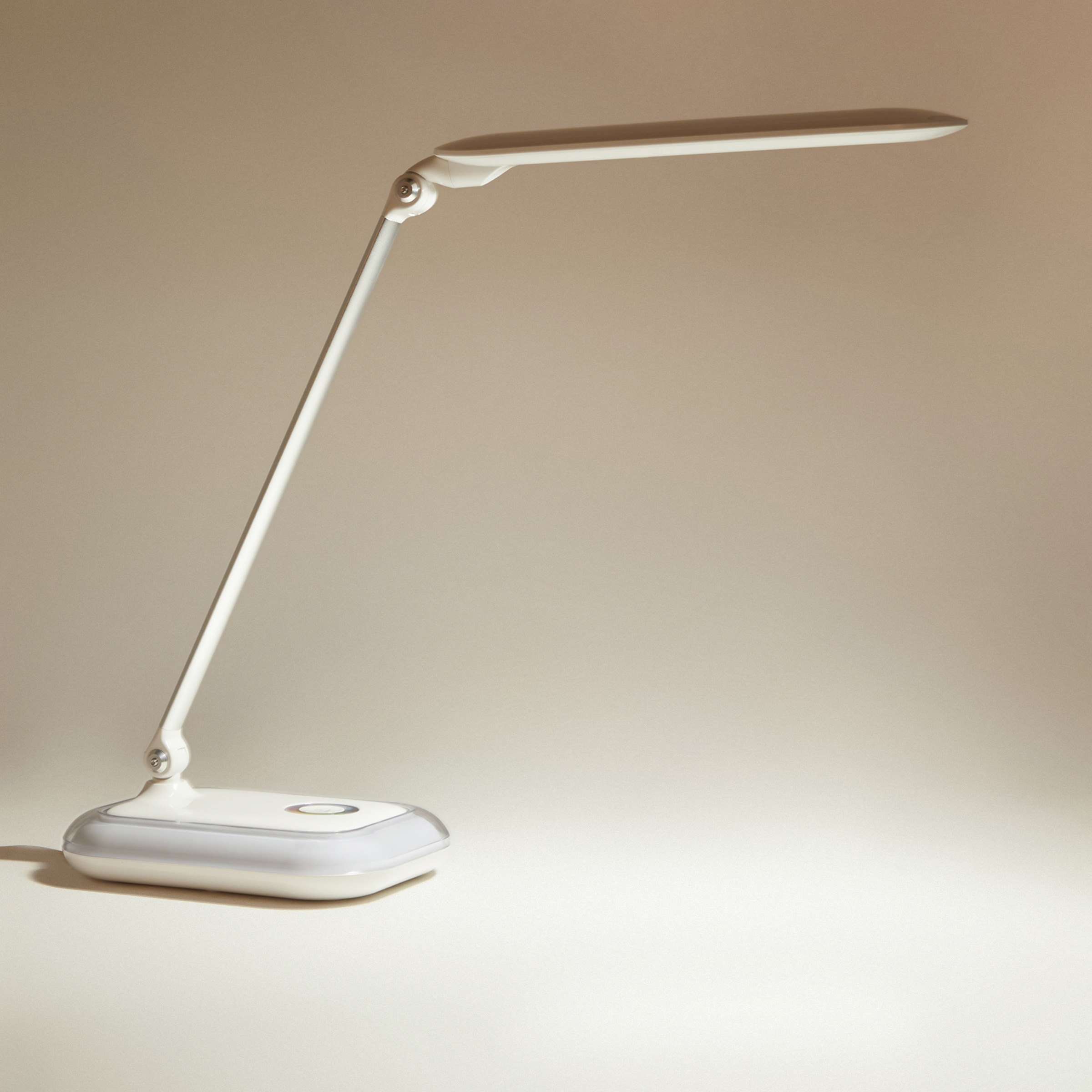 Candeeiro com LED Integrado Iris Branco-2