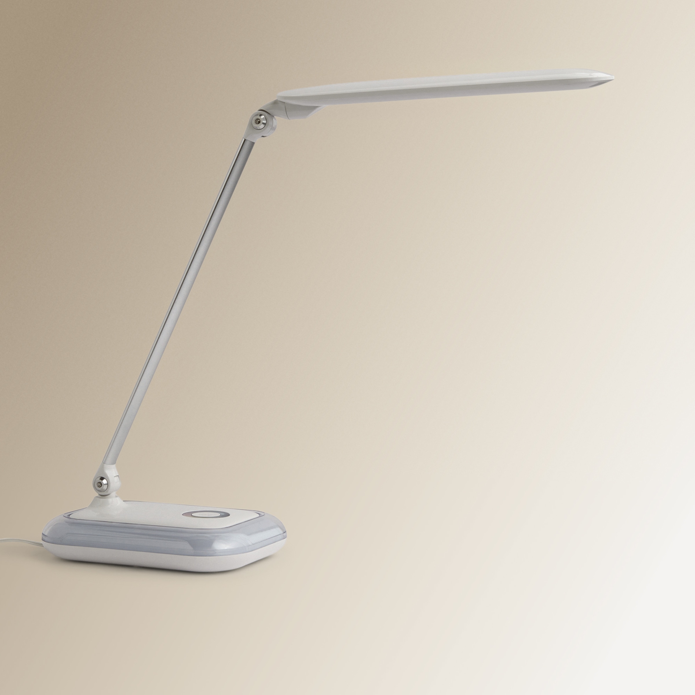 Candeeiro com LED Integrado Iris Branco-1