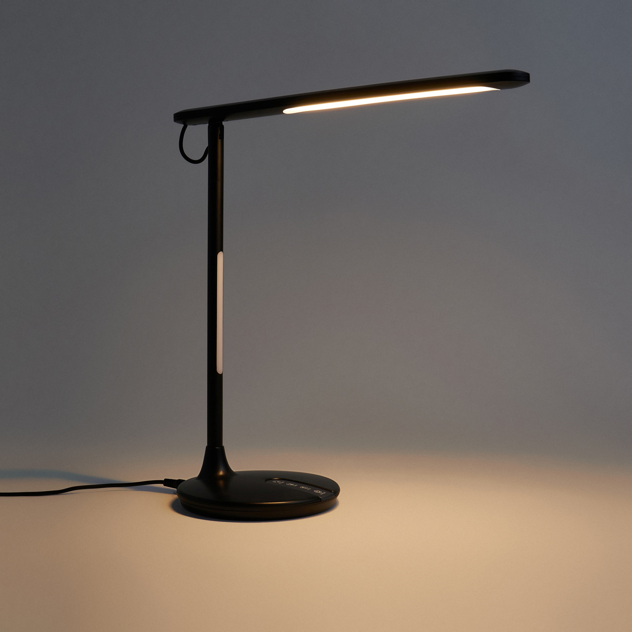 Candeeiro com LED Integrado Samper Preto-4