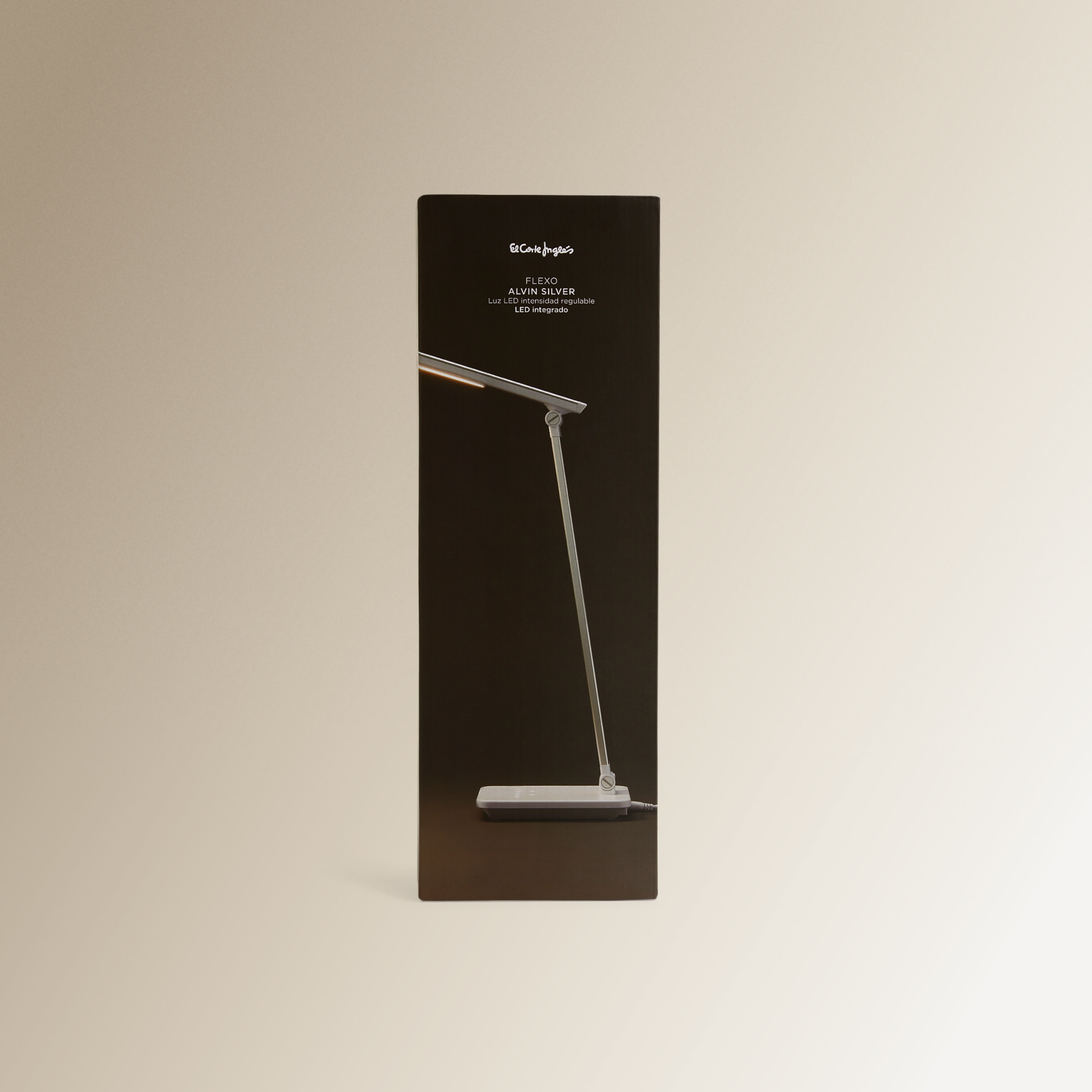 Candeeiro com LED Integrado New Alvin Prata-7