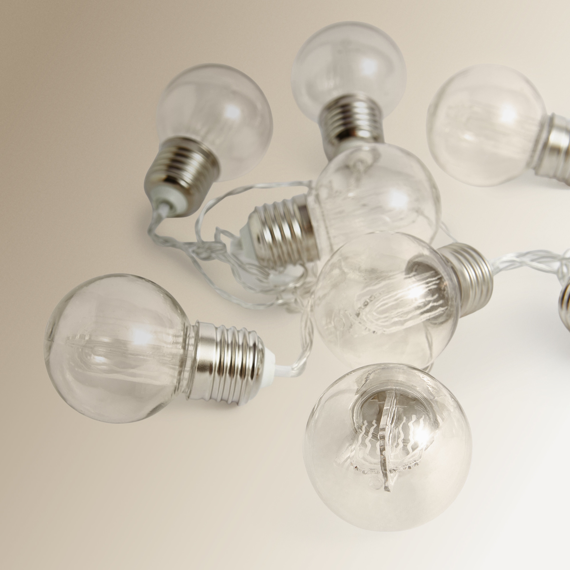 Grinalda Solar de 10 Luzes LED Edison Transparente-3