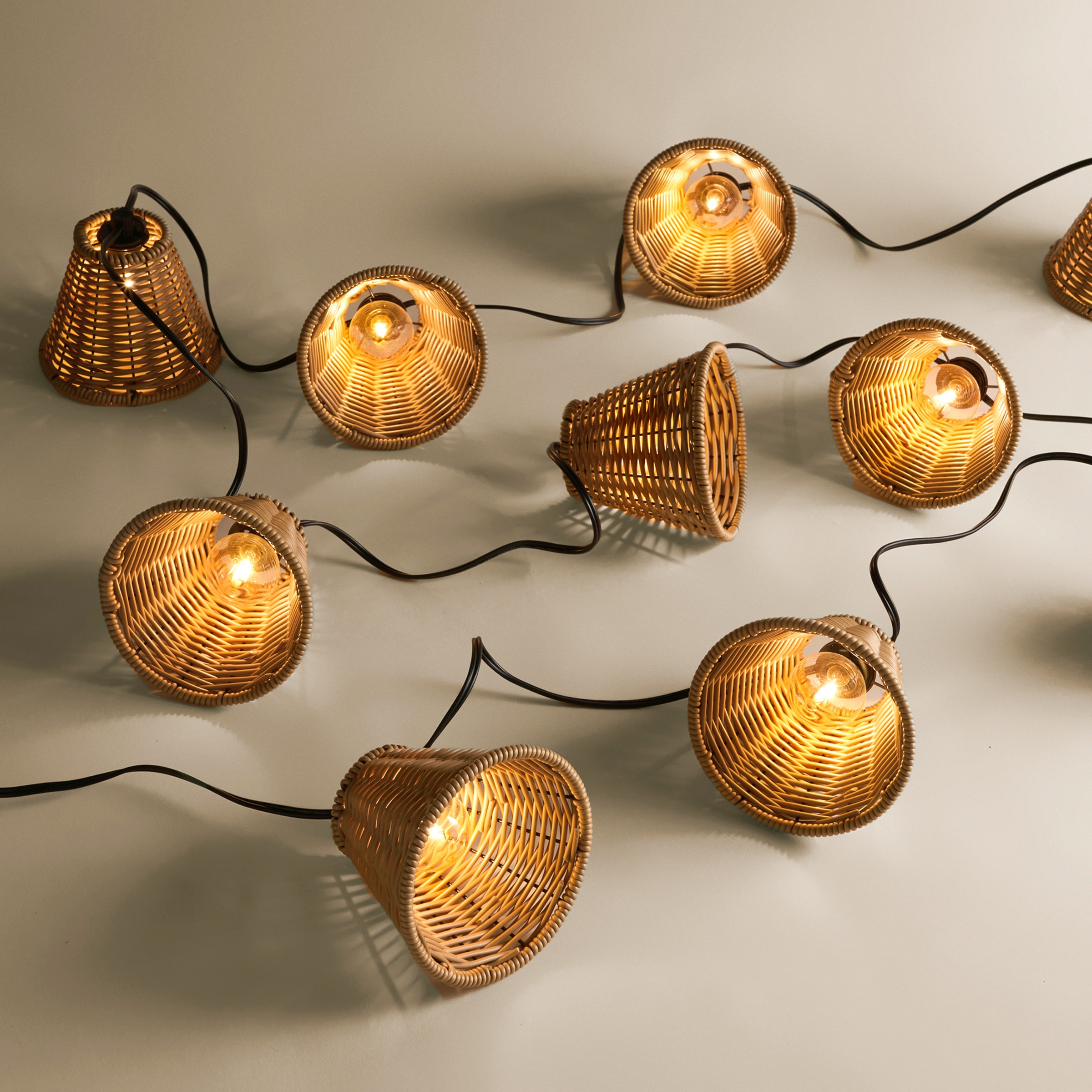 Grinalda com 10 Luzes LED Timor Natural-3