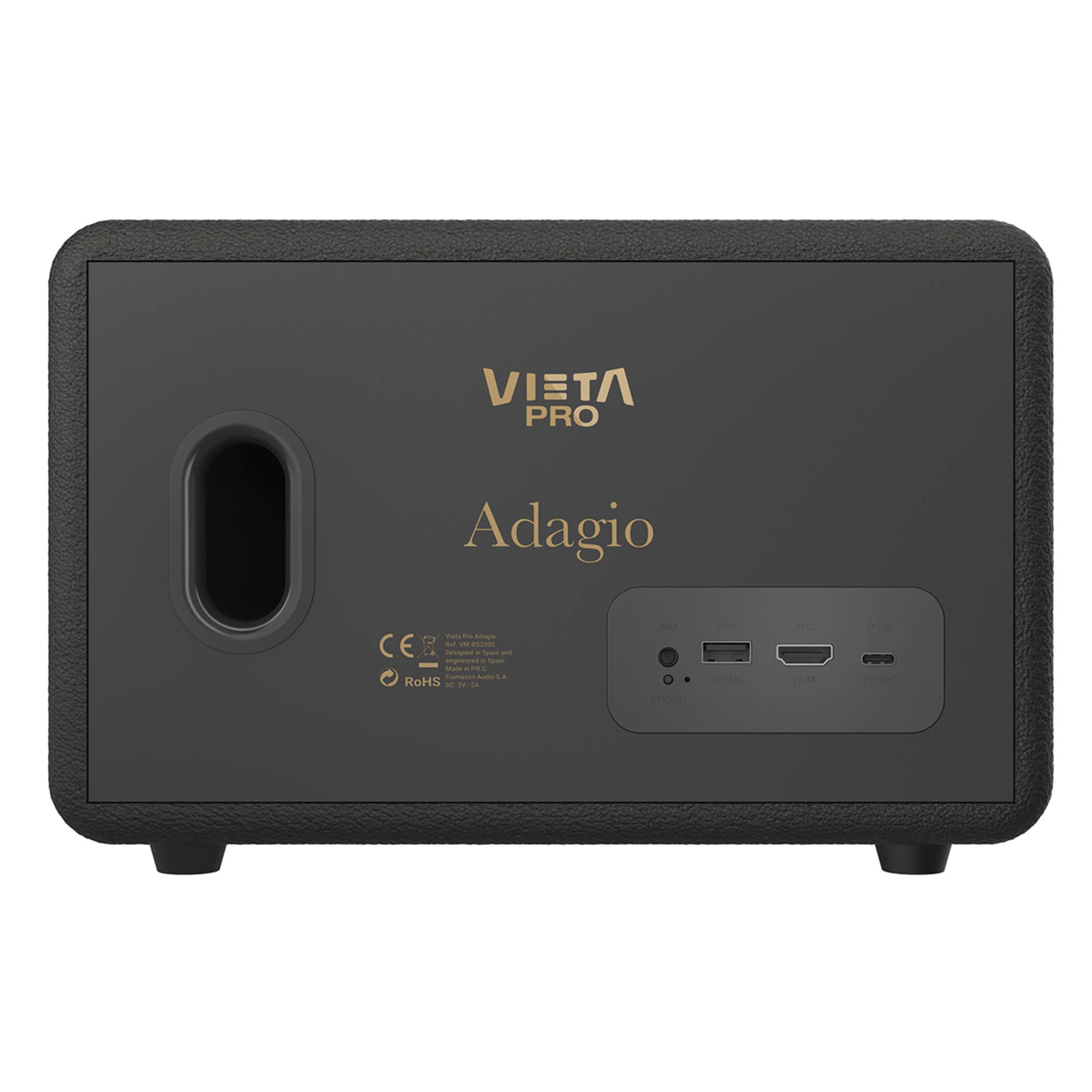 Altavoz portátil Vieta Pro Adagio, Bluetooth, hasta 15 h de batería Negro-4