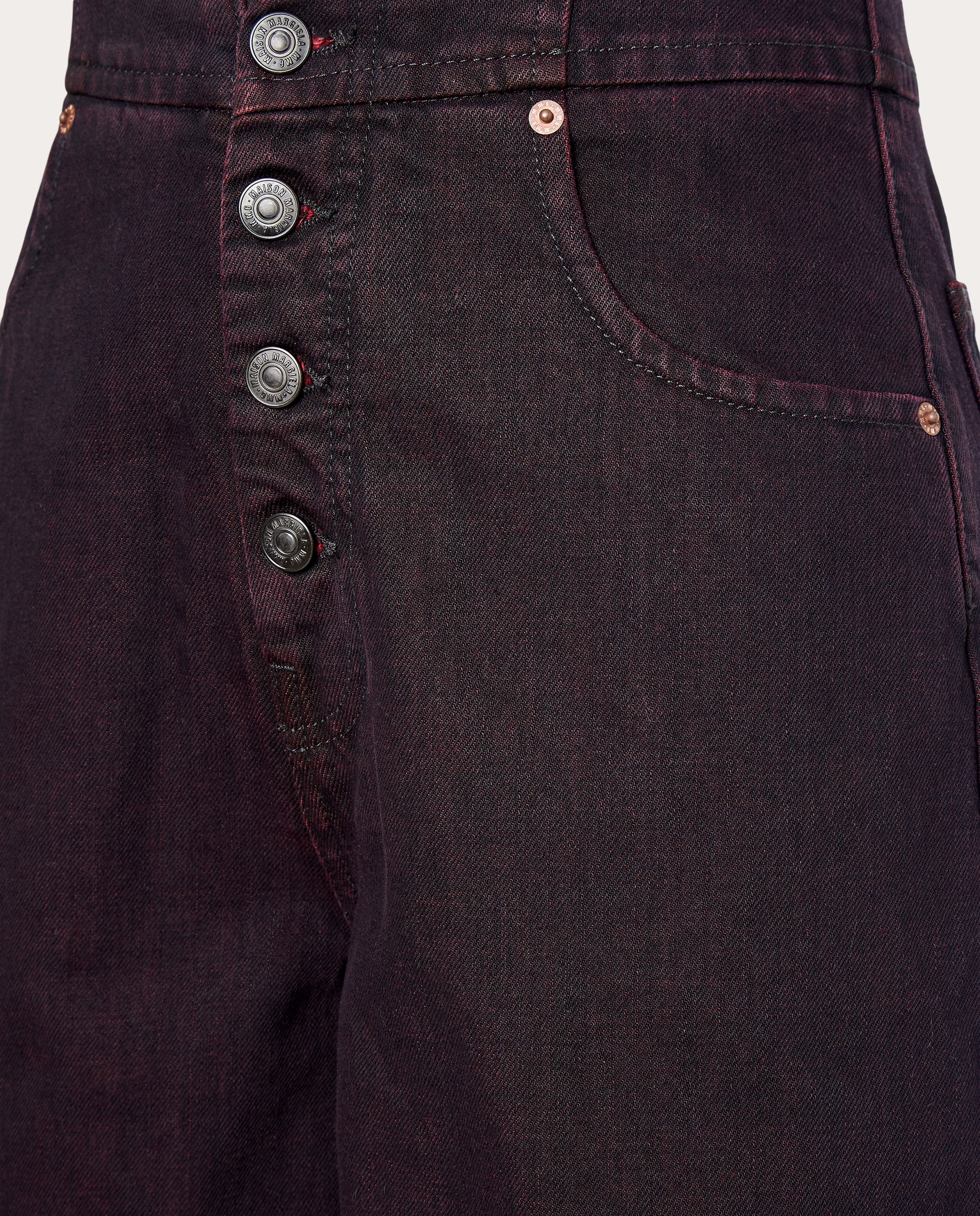 Pantalón recto de algodón Negro-3
