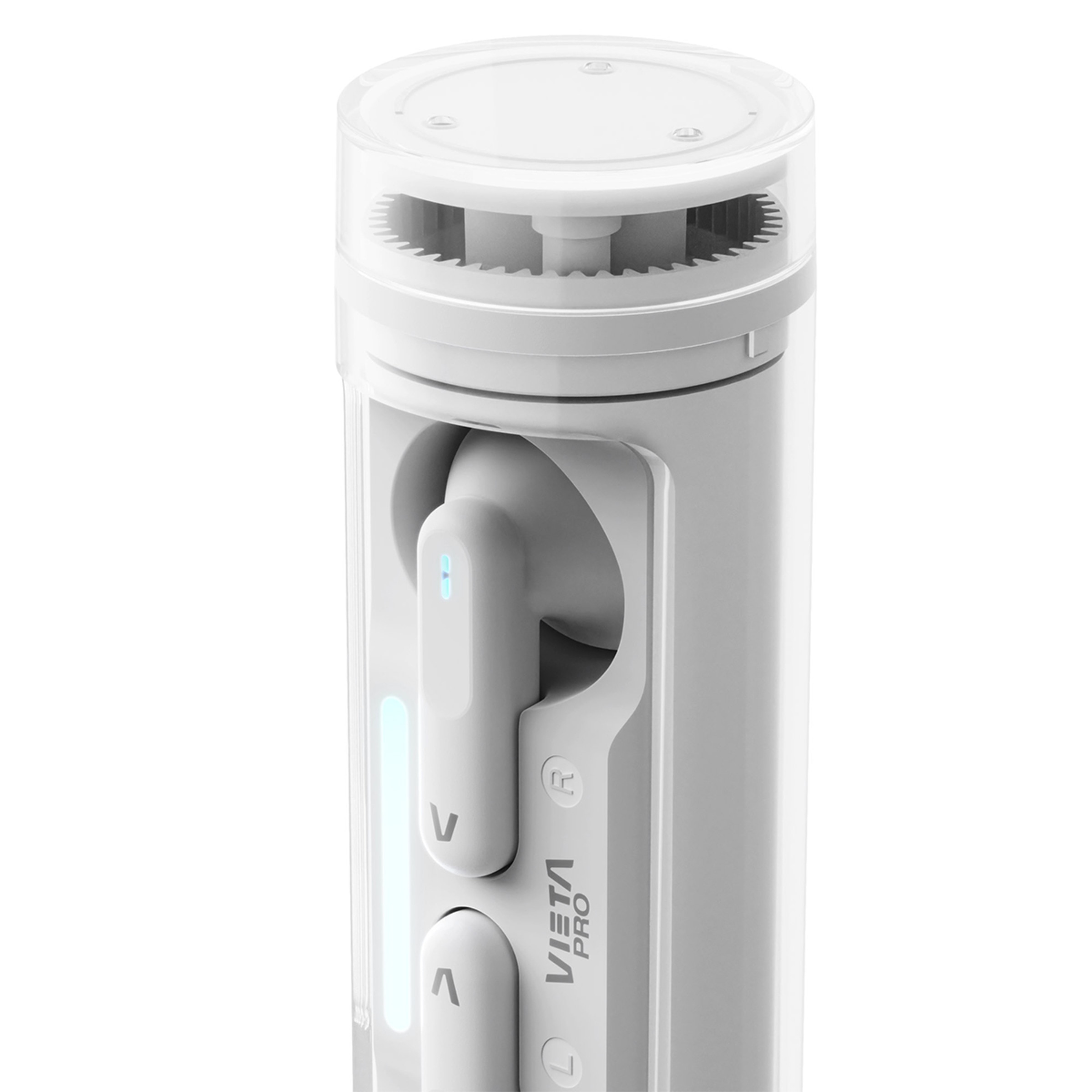 Auriculares de botón Vieta Pro Capsule, Bluetooth, hasta 19 horas de batería, micrófono HD Blanco-3