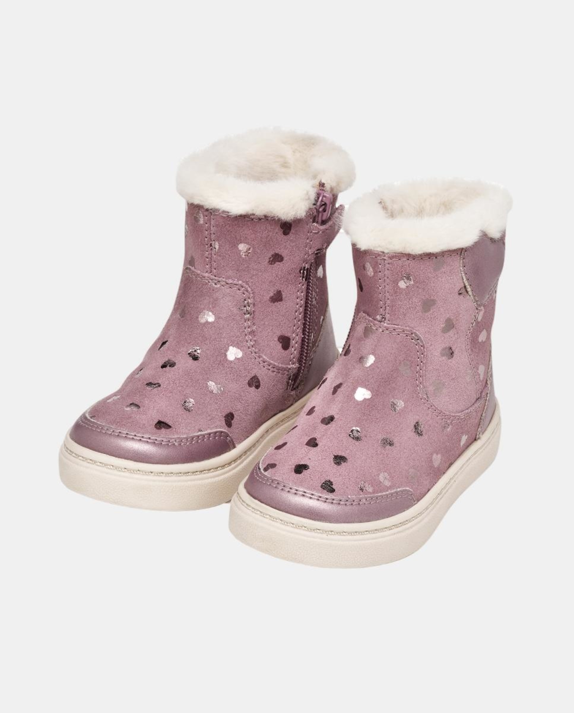 Botins Transpiráveis Informais e Ligeiros de Bebé Rosa-3