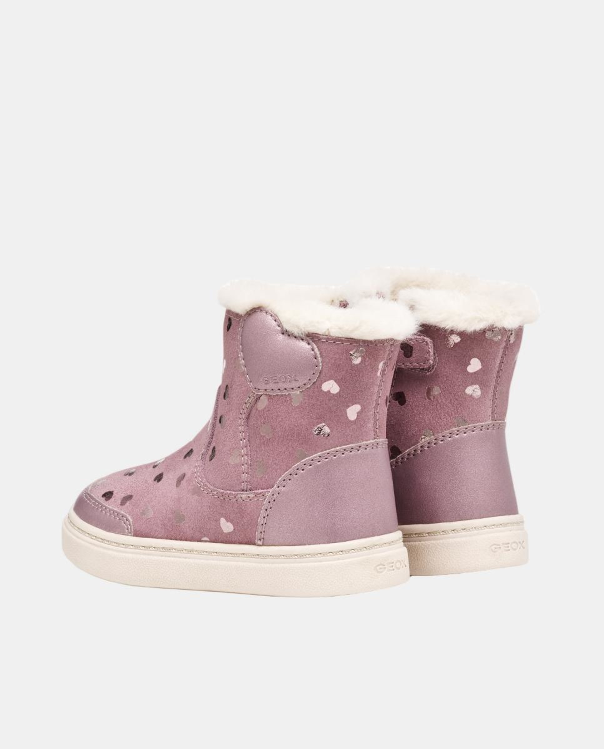 Botins Transpiráveis Informais e Ligeiros de Bebé Rosa-4