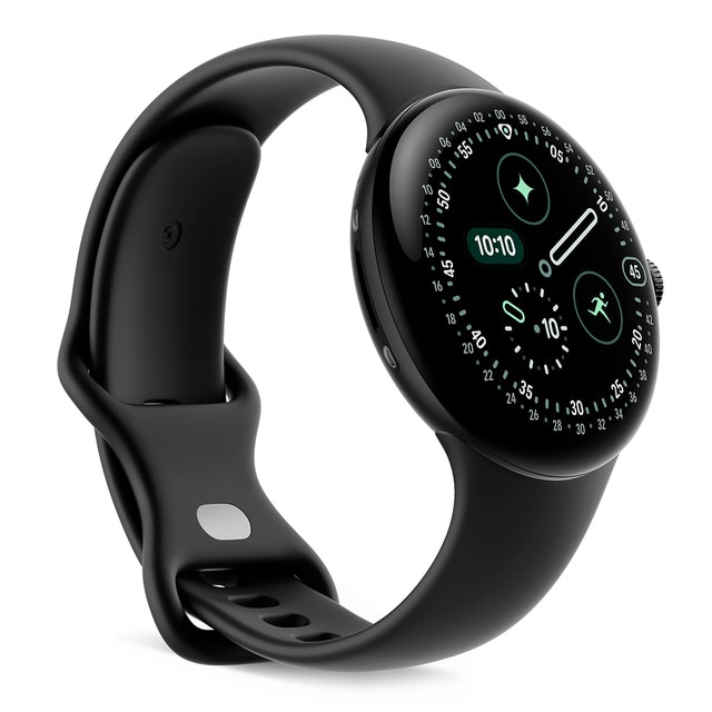Imagen 0 de Google Pixel Watch 4 45mm, Caja de aluminio color negro mate y correa deportiva en Obsidiana, Wi-Fi Smartwatch