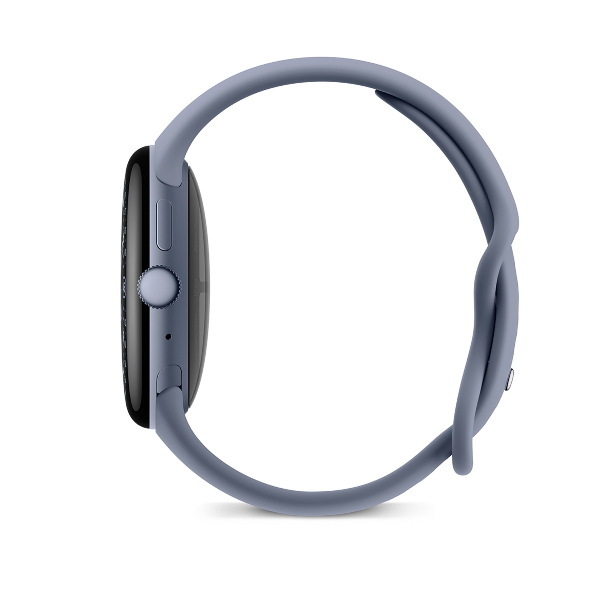 Google Pixel Watch 4 45mm, Caja de aluminio color plata pulida y correa deportiva en piedra lunar, Wi-Fi Smartwatch Sterling-5