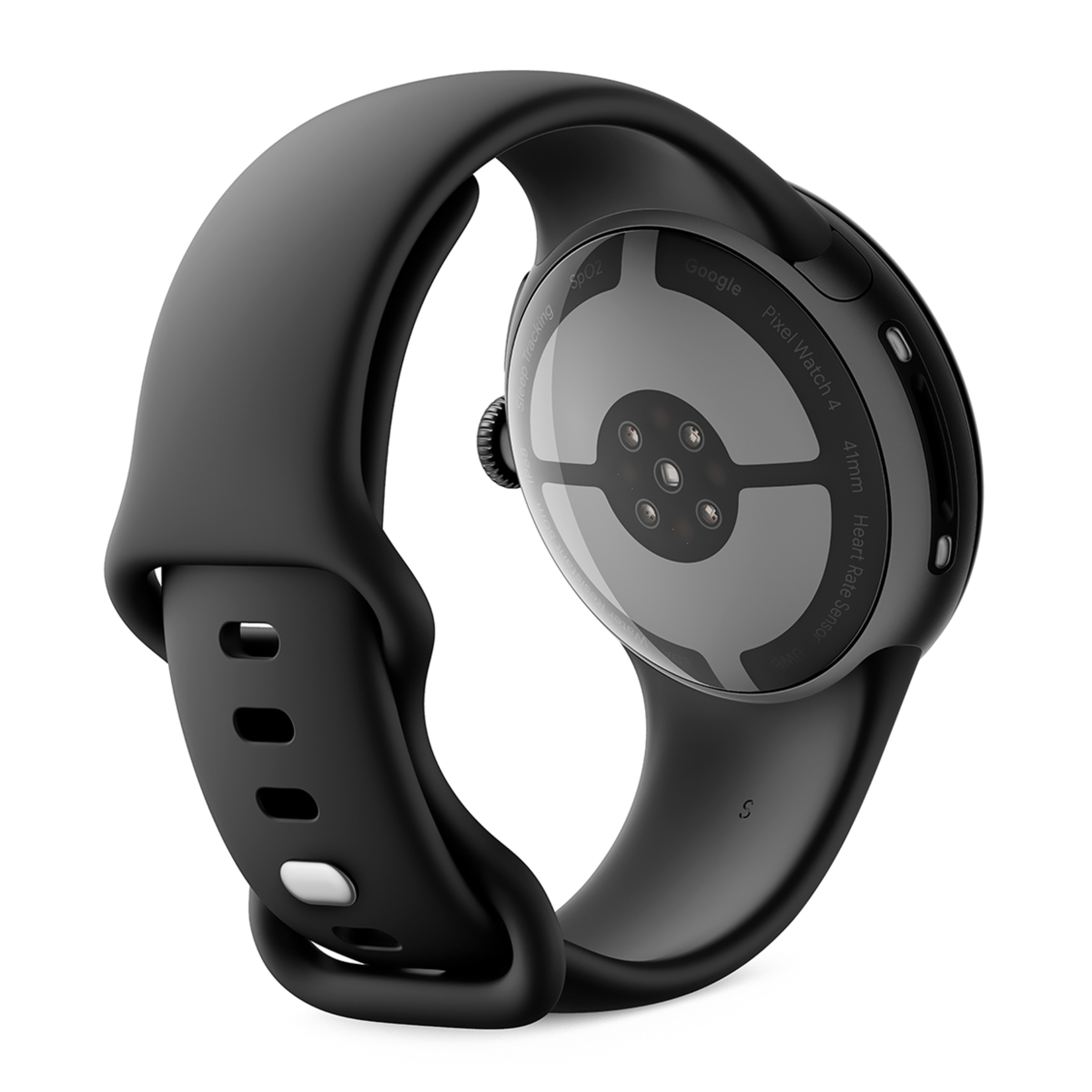 Google Pixel Watch 4 41mm, Caja de aluminio color negro mate y correa deportiva en Obsidiana, Wi-Fi Smartwatch Negro-4