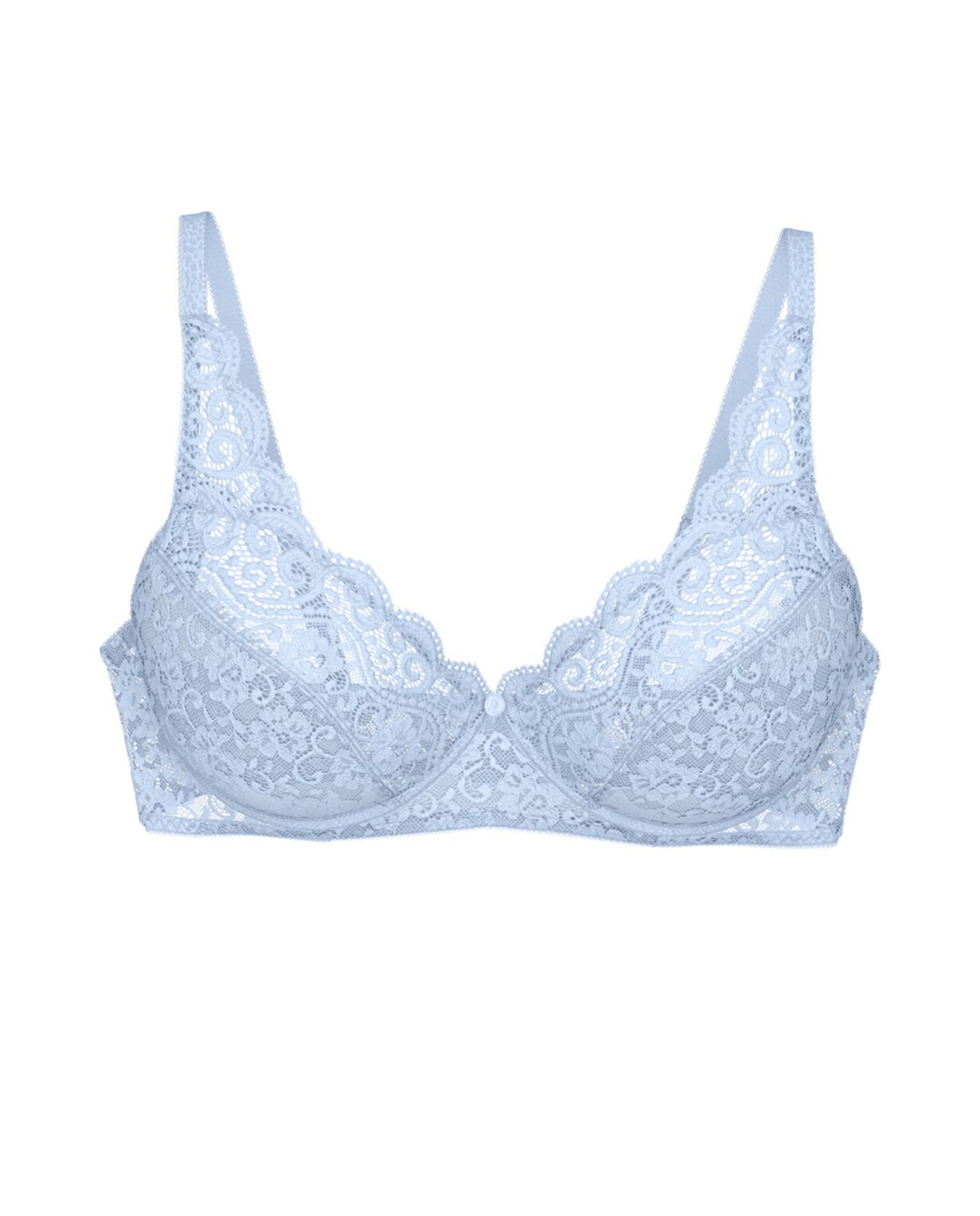 Soutien sem Aro e de Renda Azul-claro-3