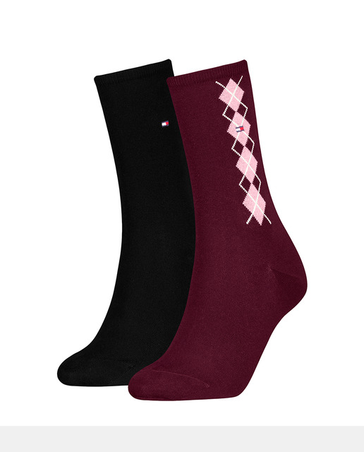 Imagen 0 de Calcetines clásicos de mujer de Tommy Hilfiger (pack de 2)