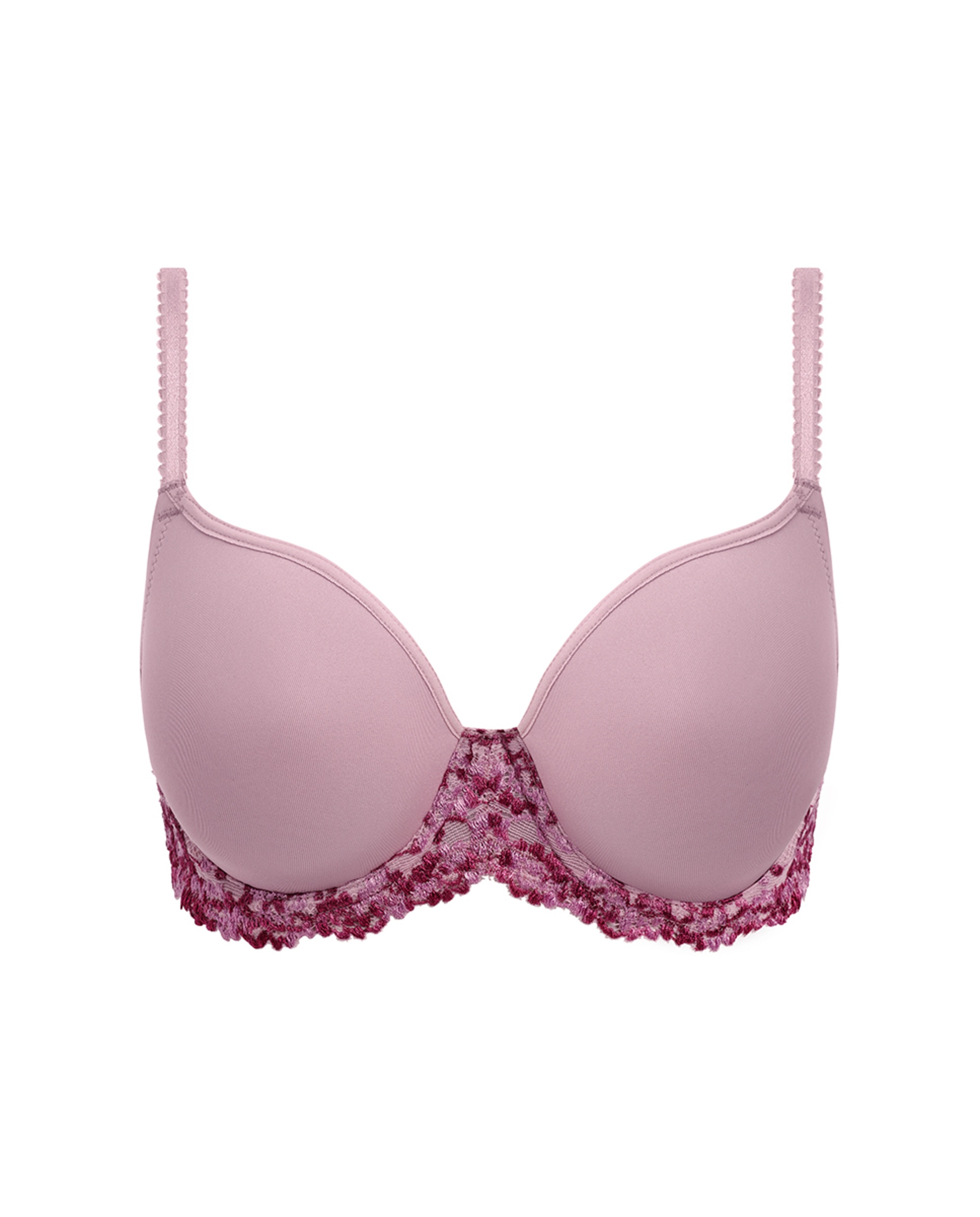 Soutien almofadado Embrace Lace com renda Lilás-5
