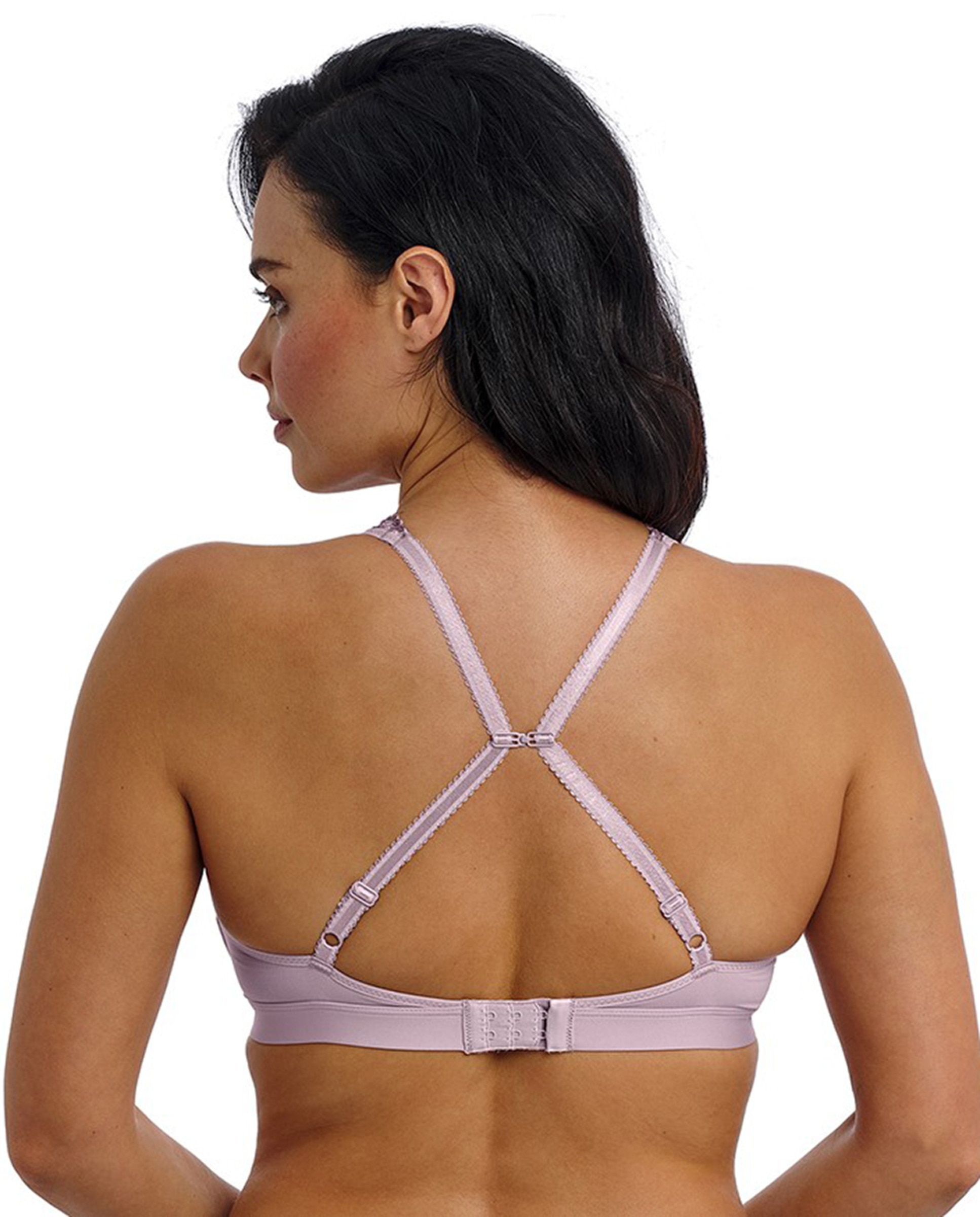 Soutien almofadado Embrace Lace com renda Lilás-4