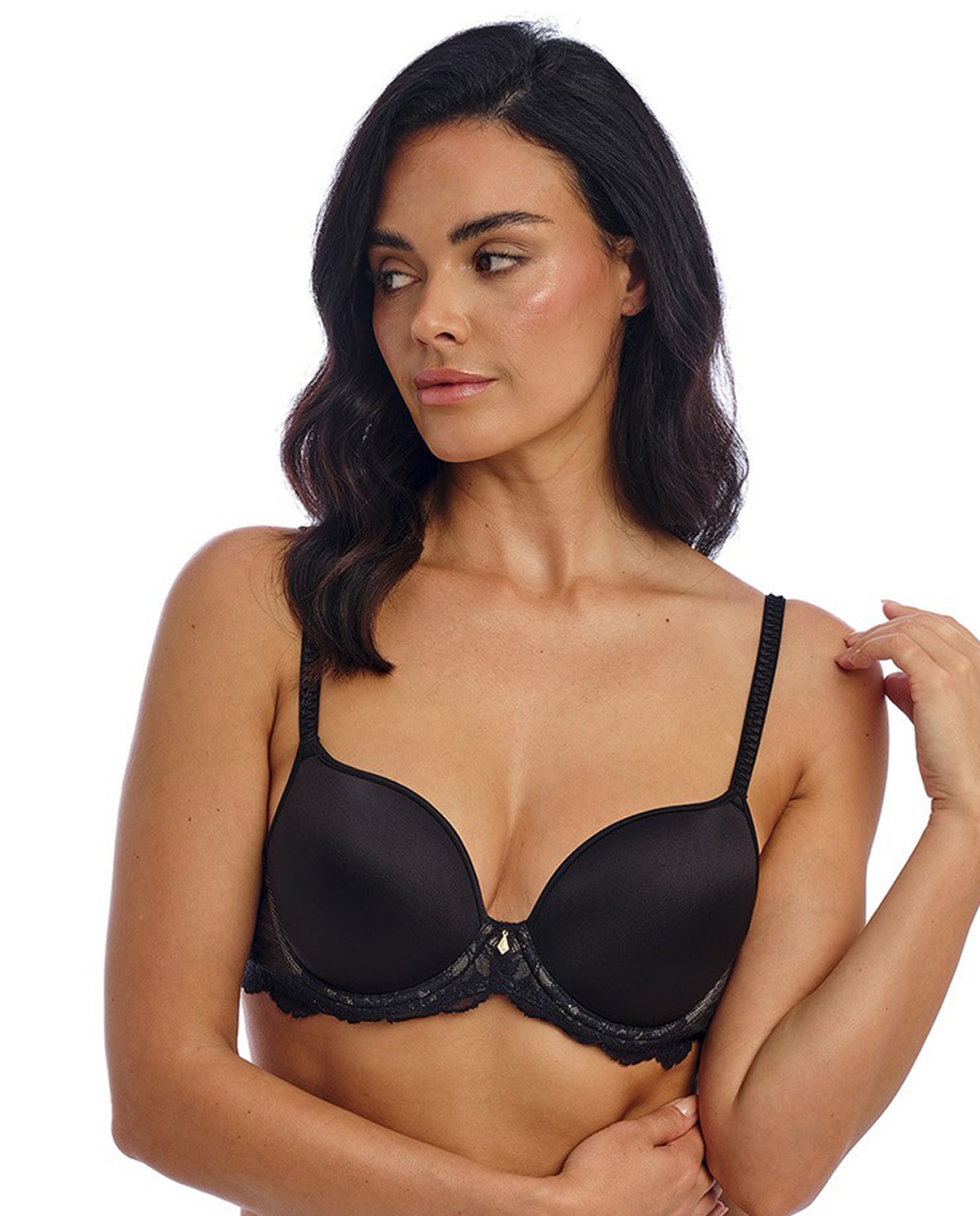 Imagem 0 de Soutien de Aro com Copa Lisa Almofadada e Renda