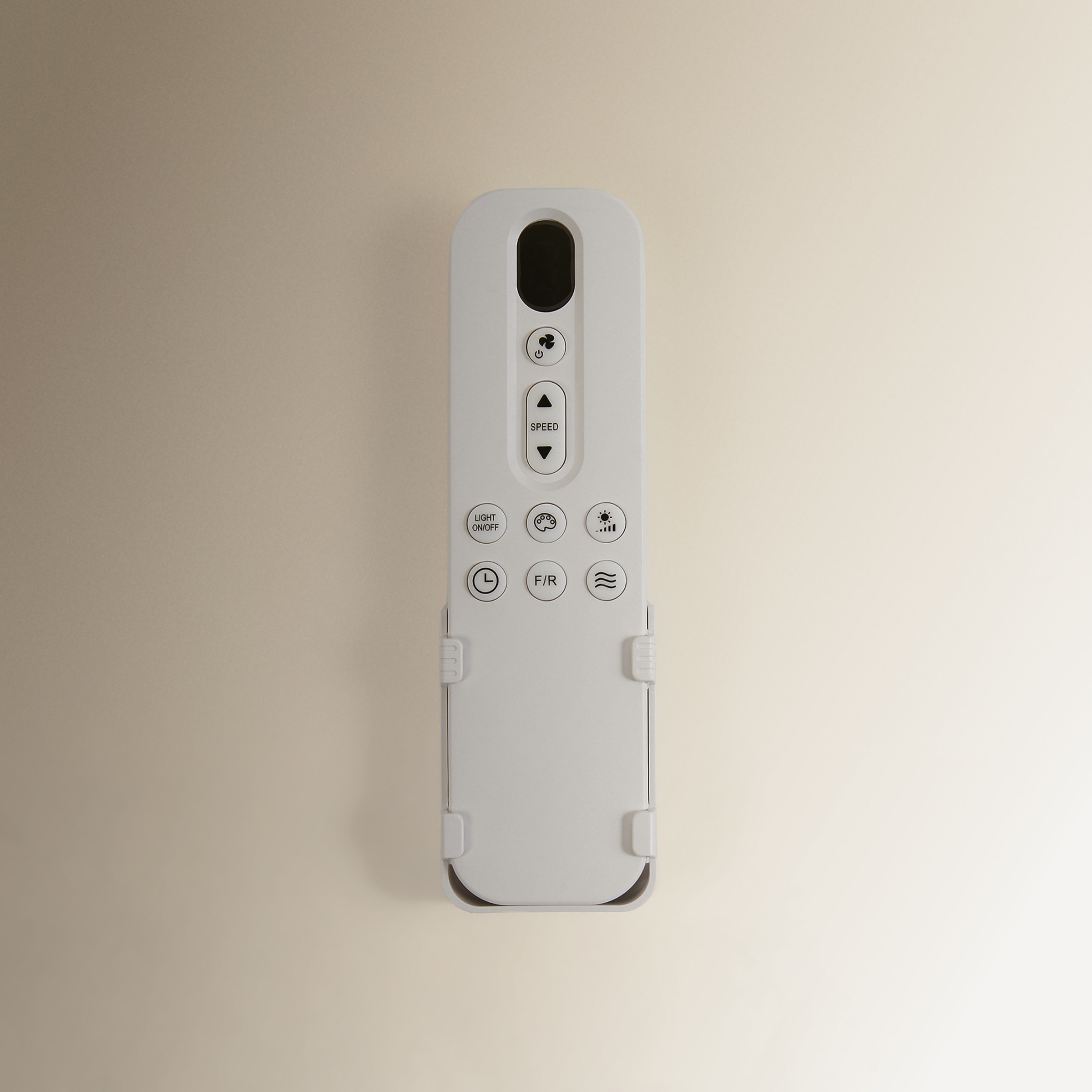 Ventoinha de Teto com Luz LED e Motor DC Fornells - Branco Branco-7